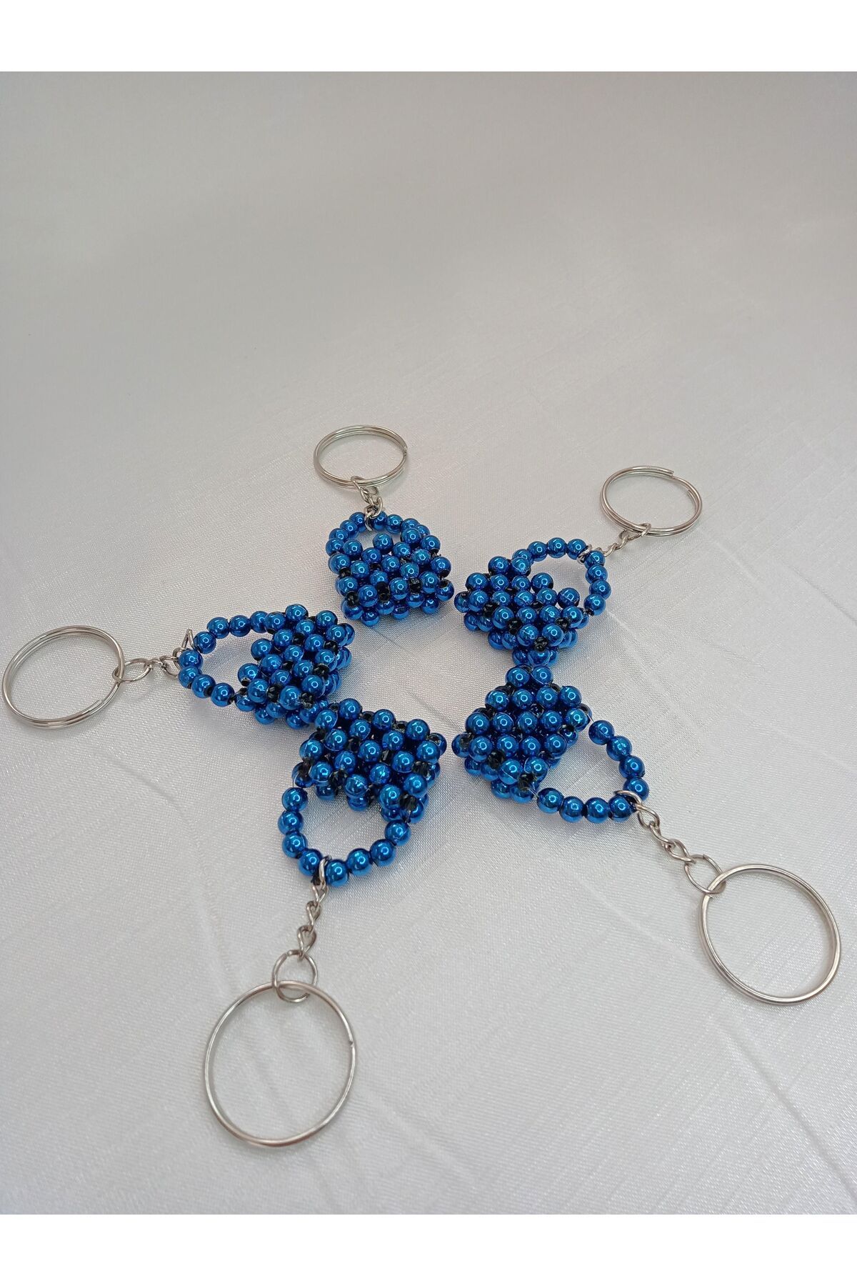 ebsa-Blue Bag Model Gift Keychain Promise Engagement Henna Birthday (5 Pcs) 2
