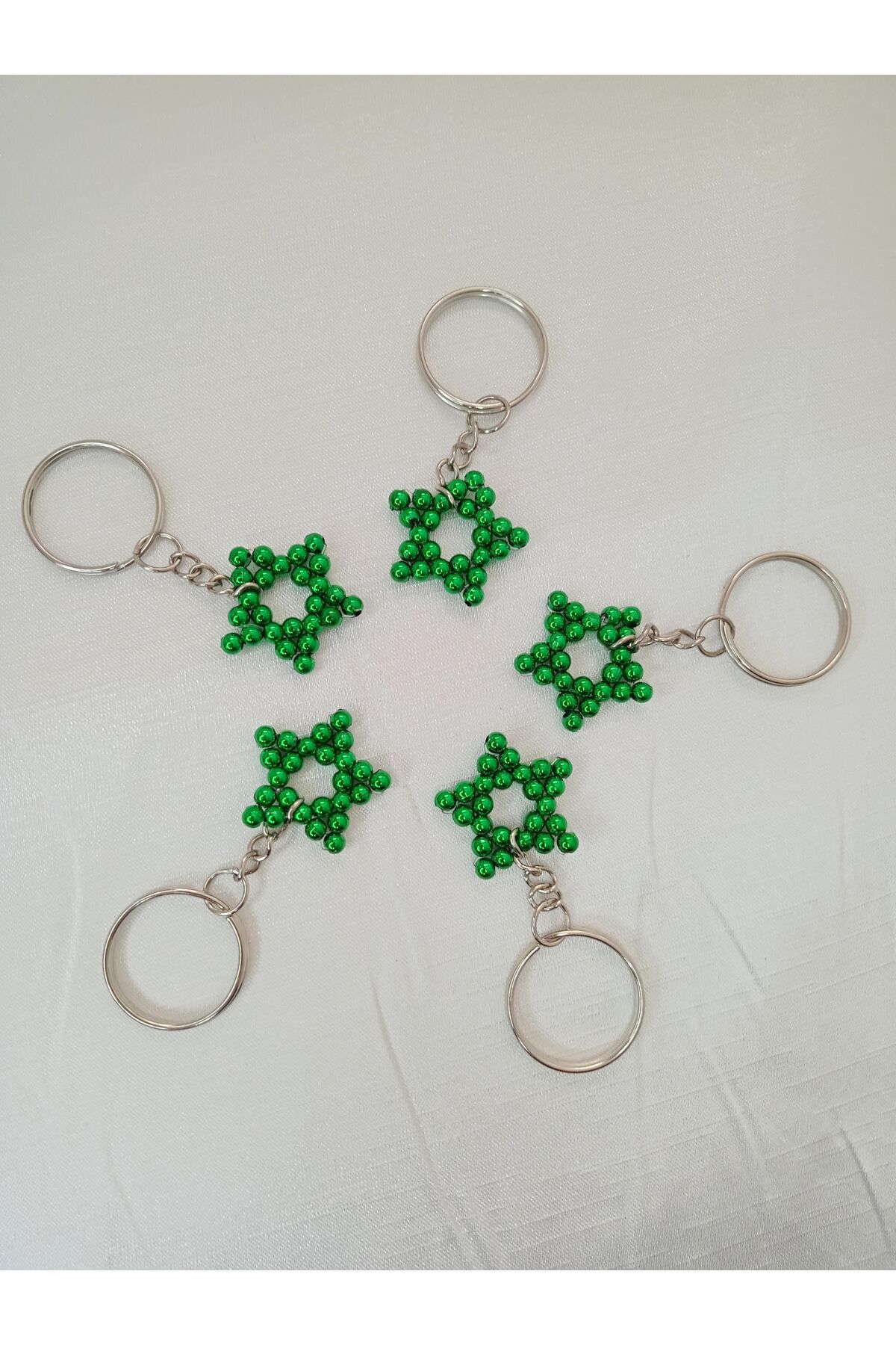 ebsa-Green Star Model Gift Keychain Promise Engagement Henna Birthday (5 Pcs) 6