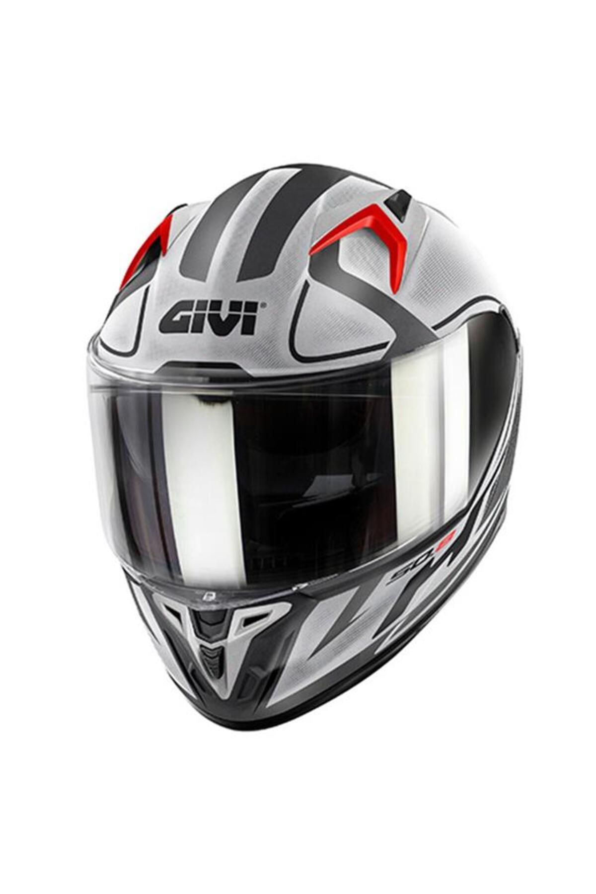 Givi 50.8 Brave Kapalı Kask Mat Siyah-tıtanıum-gri