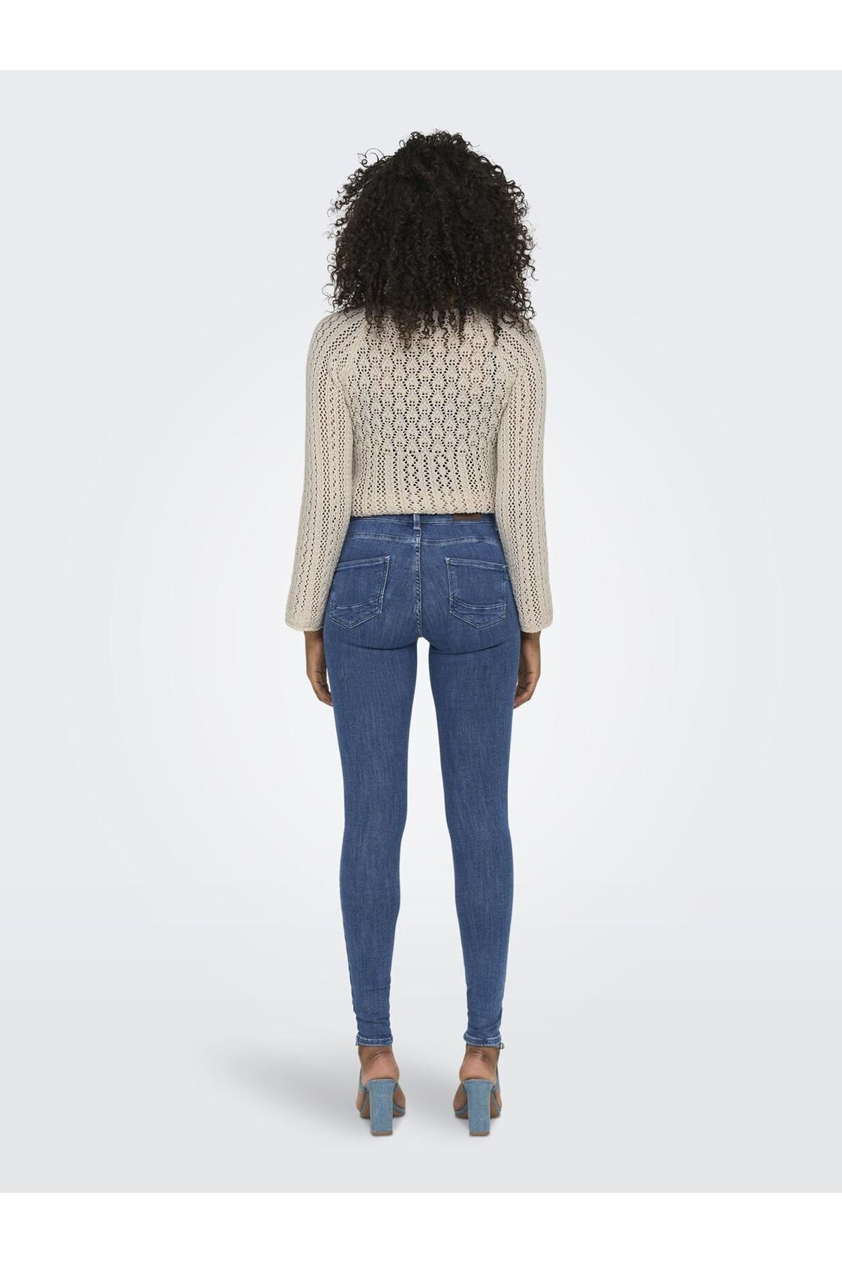 ONLY-Skinny Jeans Onlpower Mittlere Taille Skinny Fit Jeans 4