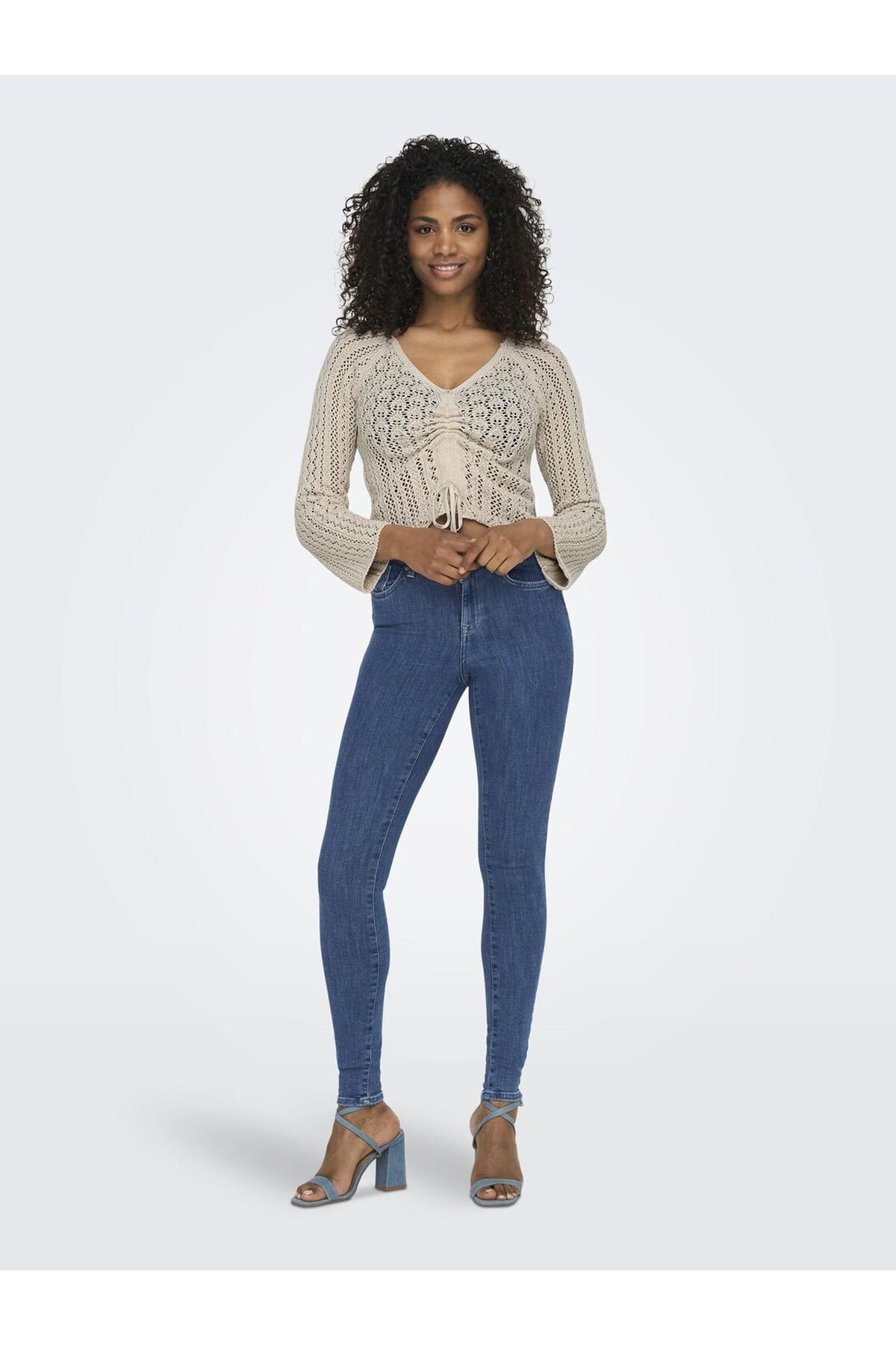 ONLY-Skinny Jeans Onlpower Mittlere Taille Skinny Fit Jeans 5
