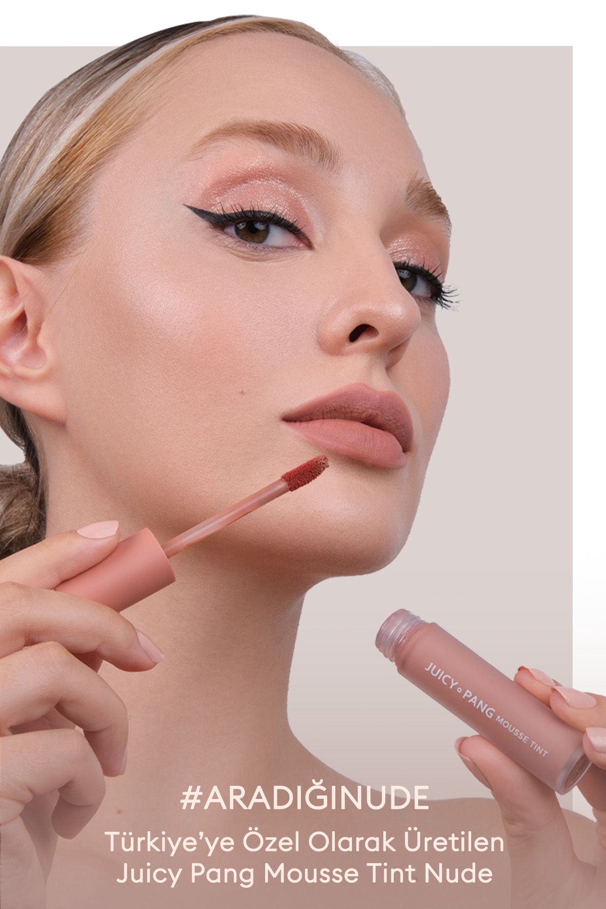 Missha Nemli Ve Pürüzsüz Görünüm Sunan Köpük Tint (nd05) A'pıeu Juicy-pang Mousse Tint Nude-3