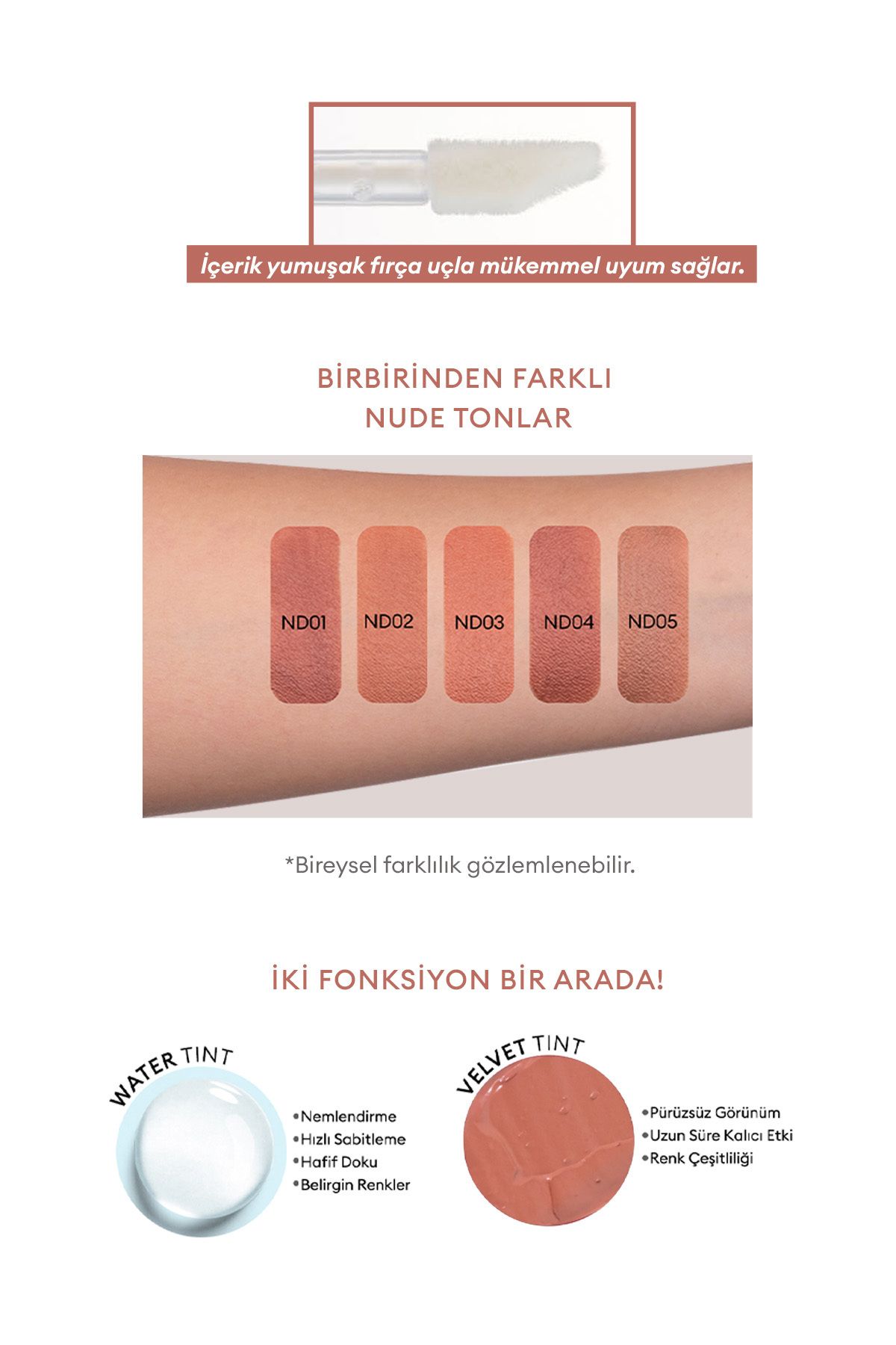 Missha Nemli Ve Pürüzsüz Görünüm Sunan Köpük Tint (nd05) A'pıeu Juicy-pang Mousse Tint Nude-5