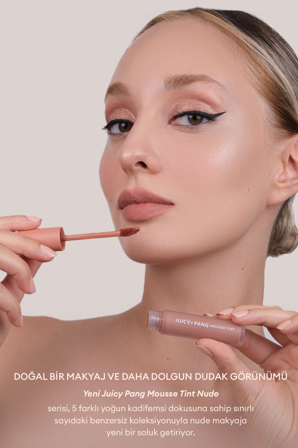 Missha Nemli Ve Pürüzsüz Görünüm Sunan Köpük Tint (nd05) A'pıeu Juicy-pang Mousse Tint Nude-4