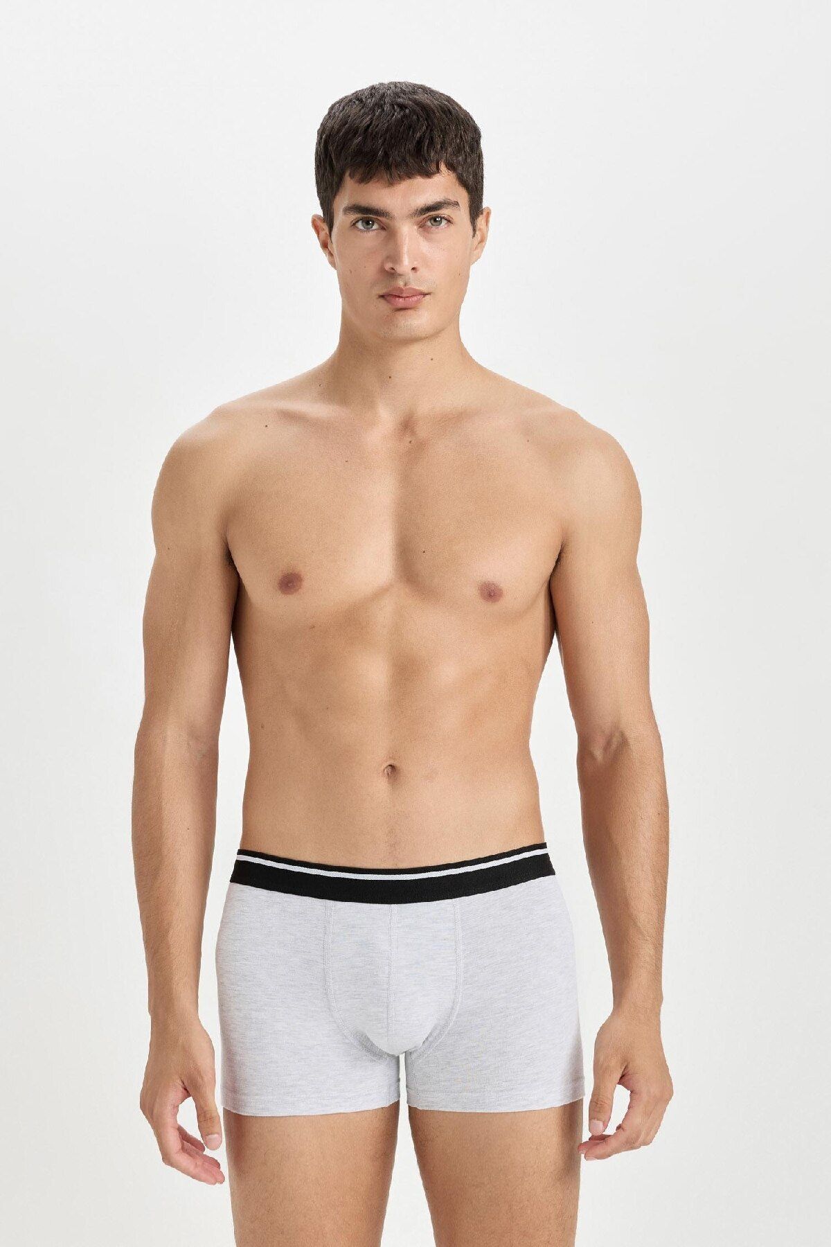 DeFacto-Regular Fit Patterned 3-Piece Boxers B0577Ax24Wn 2