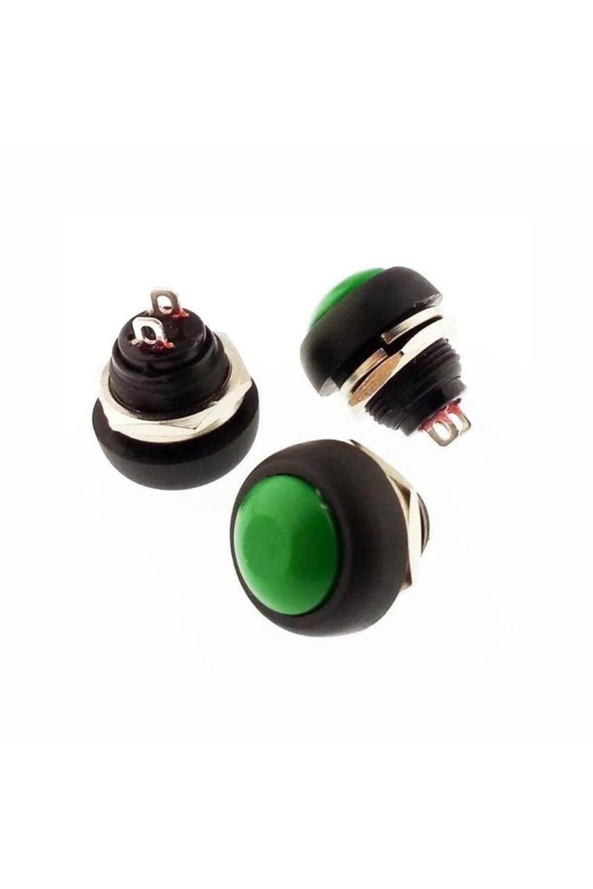 ylz Mini Buton (12 MM) Yeşil