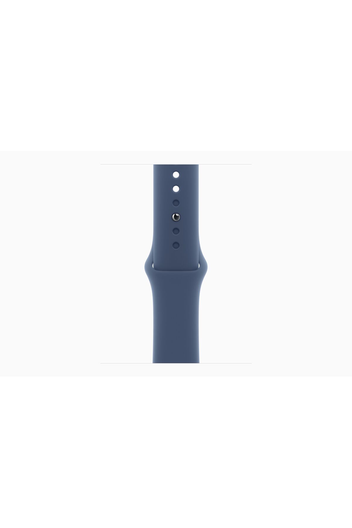 Apple-Watch SE GPS 44mm Silver Aluminium Case with Denim Sport Band - M/L 3