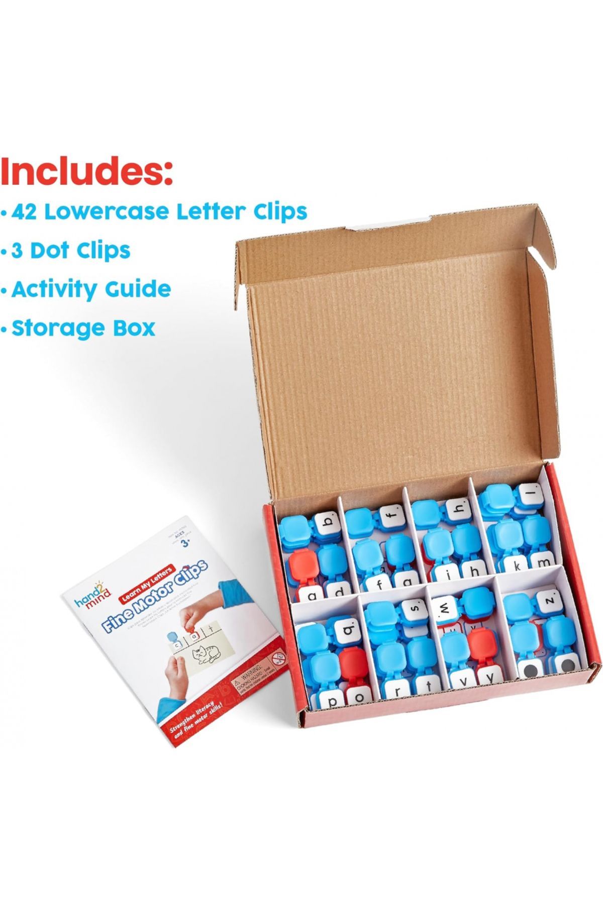 Learning Resources-Learn My Letters Fine Motor Clips-95380 2