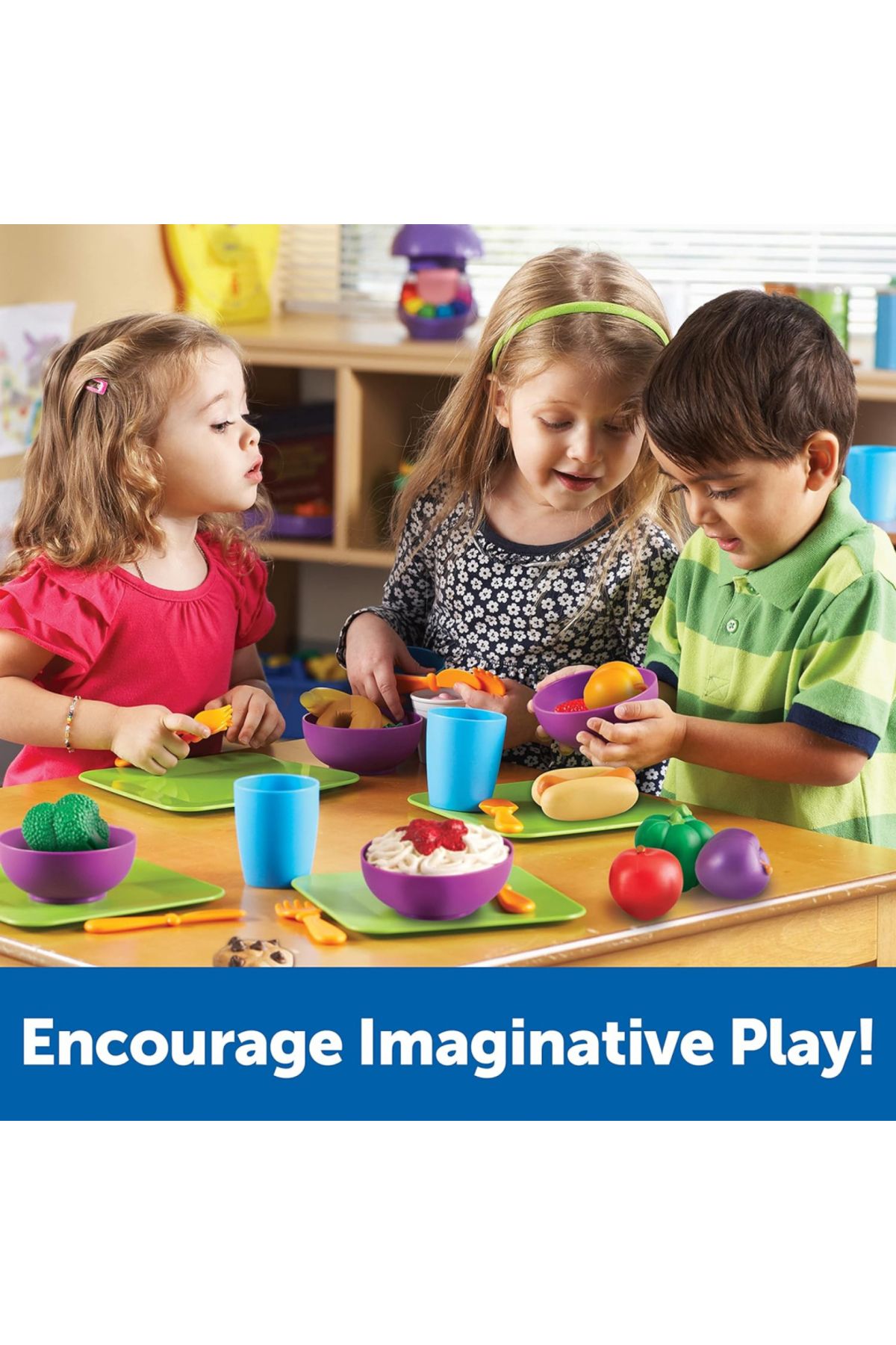 Learning Resources-New Sprouts Classroom Play Food Set-LER9723 3