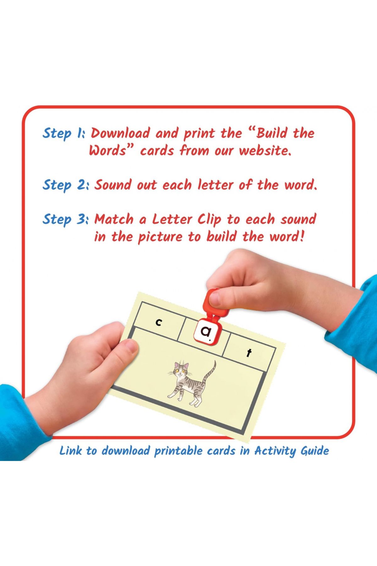 Learning Resources-Learn My Letters Fine Motor Clips-95380 3
