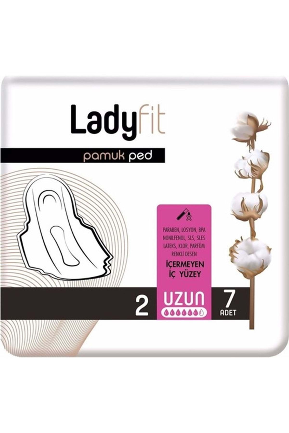 Lady Fit Ladyfit Pamuk Ped Uzun (İÇ ADET 7 ADET)