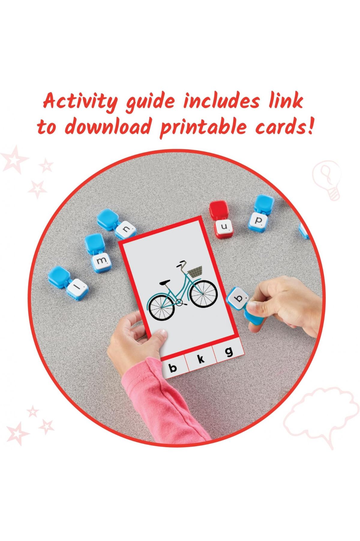 Learning Resources-Learn My Letters Fine Motor Clips-95380 6