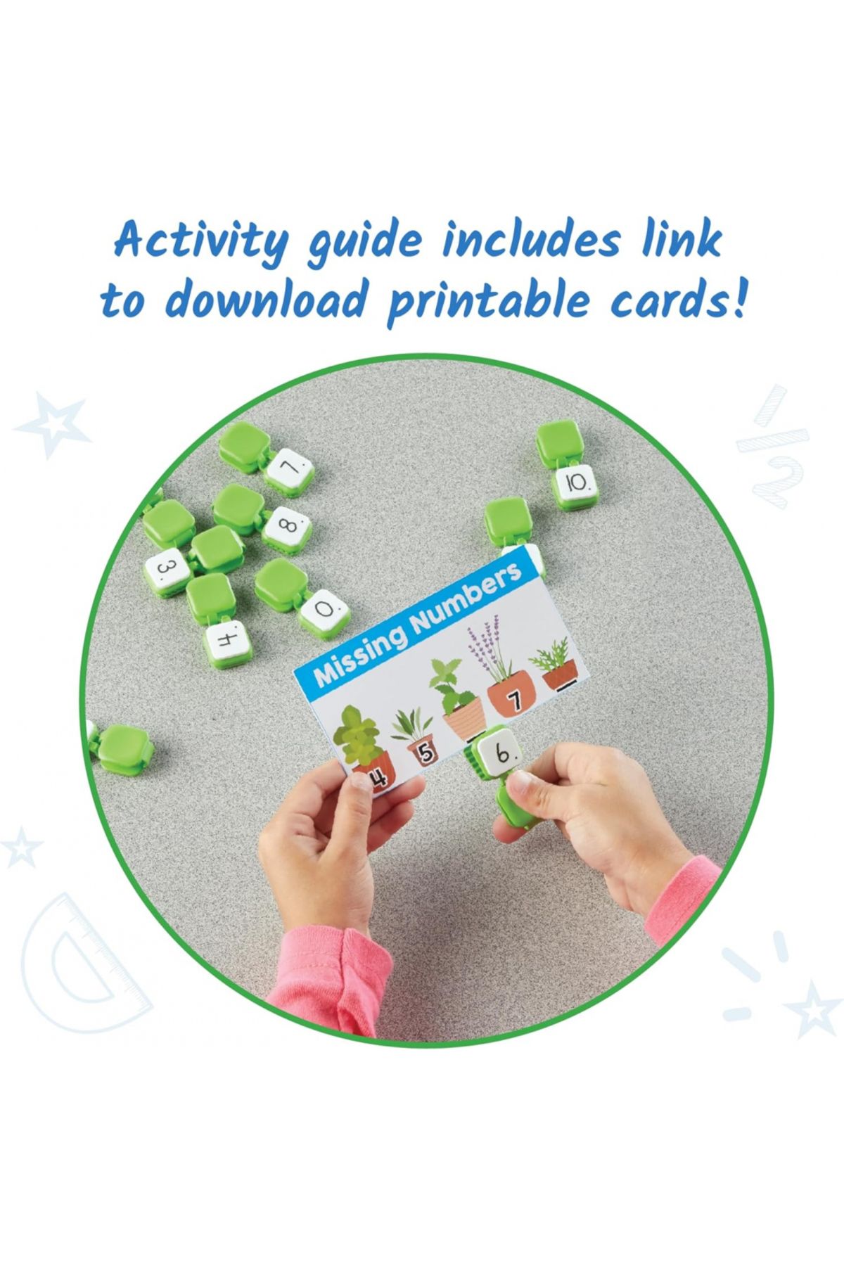 Learning Resources-Learn My Numbers Fine Motor Clips-95381 6