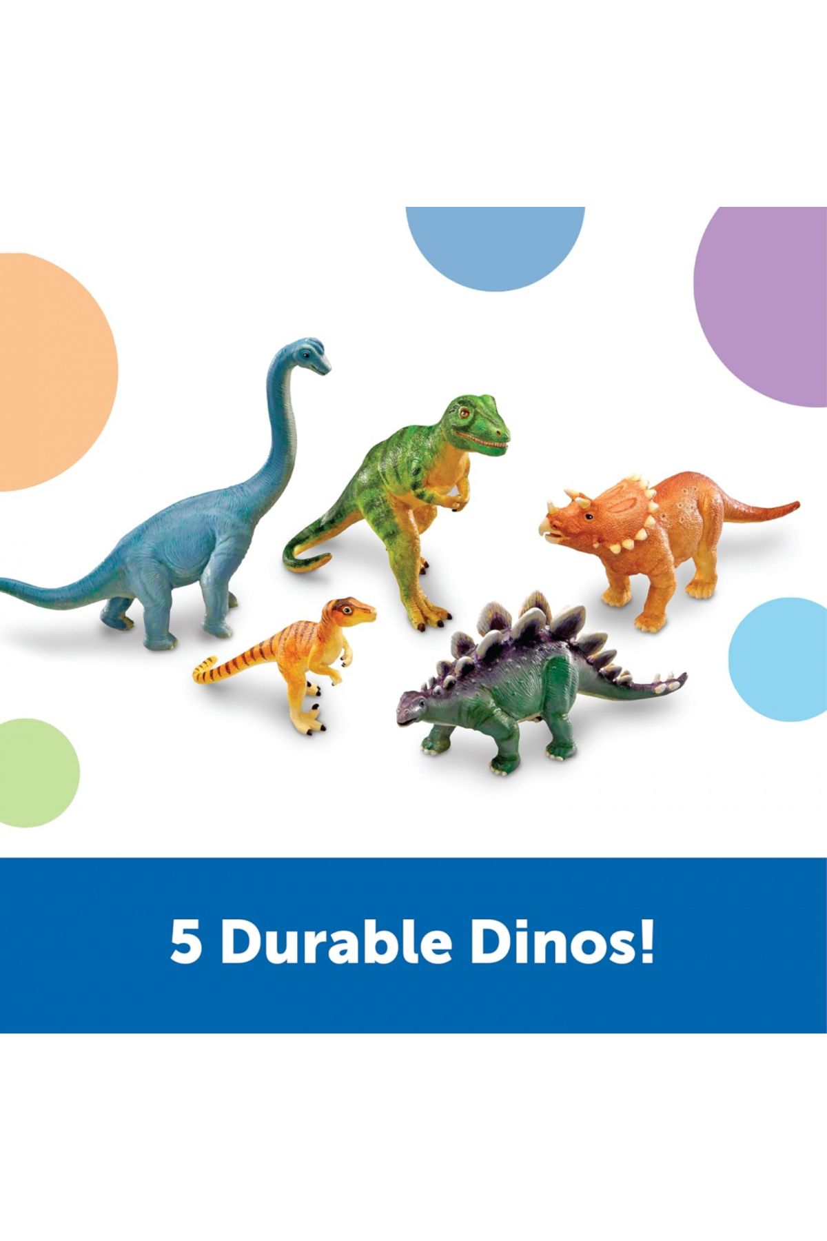 Learning Resources-Jumbo Dinosaurs - Set 1-LER0786 3