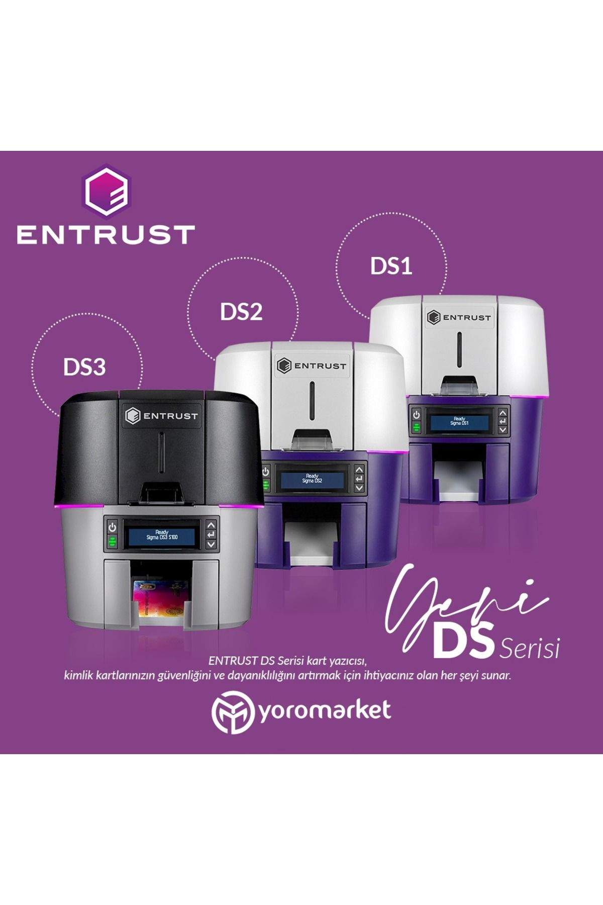 Entrust Datacard Entrust Ds2 Çift Yüz Termal Kart Yazıcı