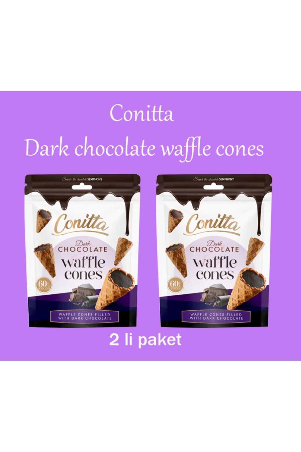 CONTİ CONITTA DARK CREAM 80 GR (2Paket)