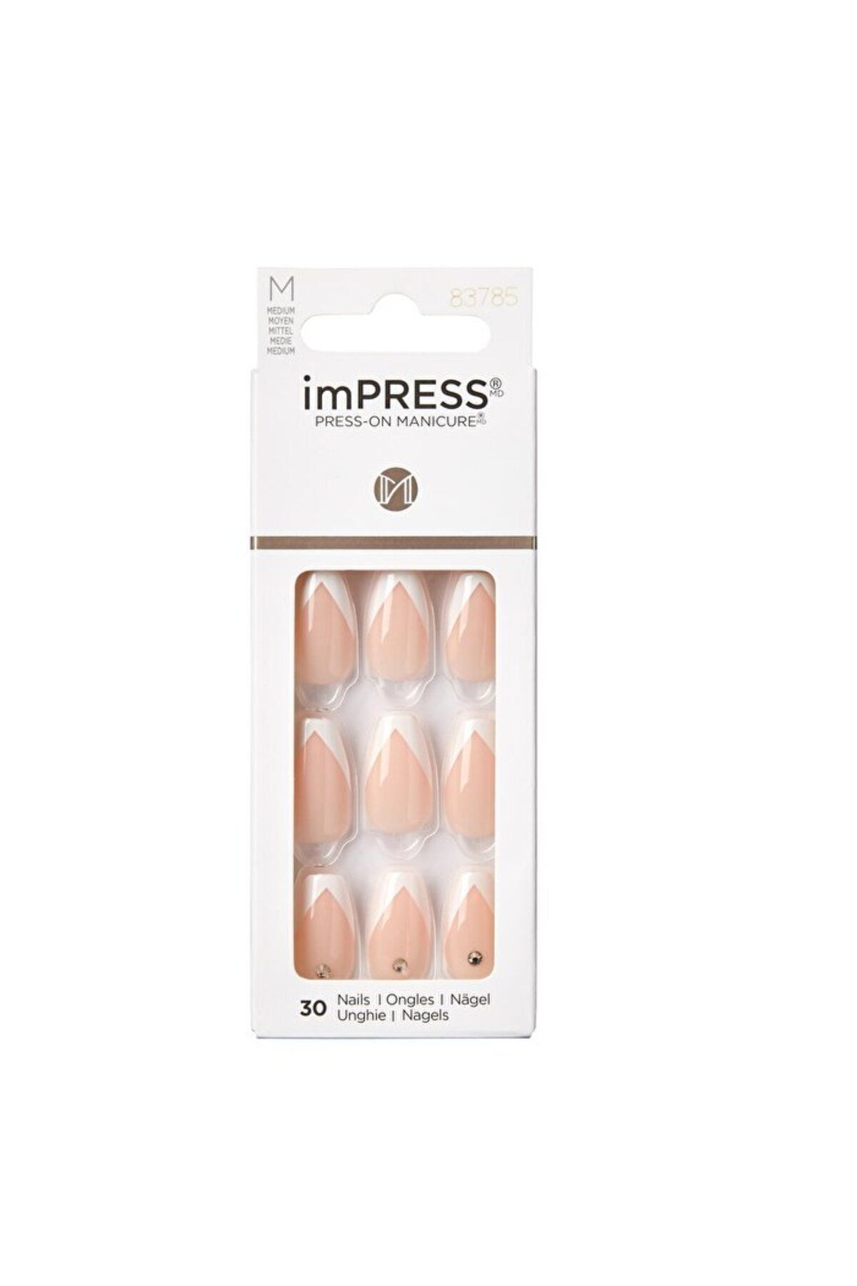 Impress Yapışkanlı Tırnak - So French - 1 Adet