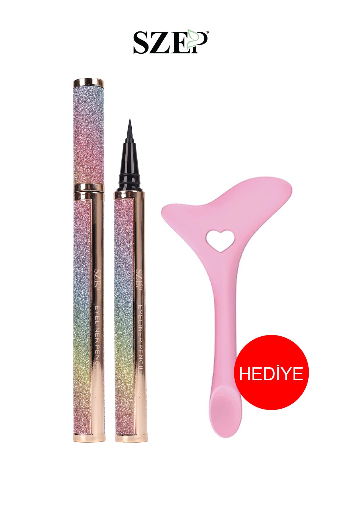 Szep Gökkuşağı Kalem Eyeliner & Hediyeli Eyeliner Aparatı