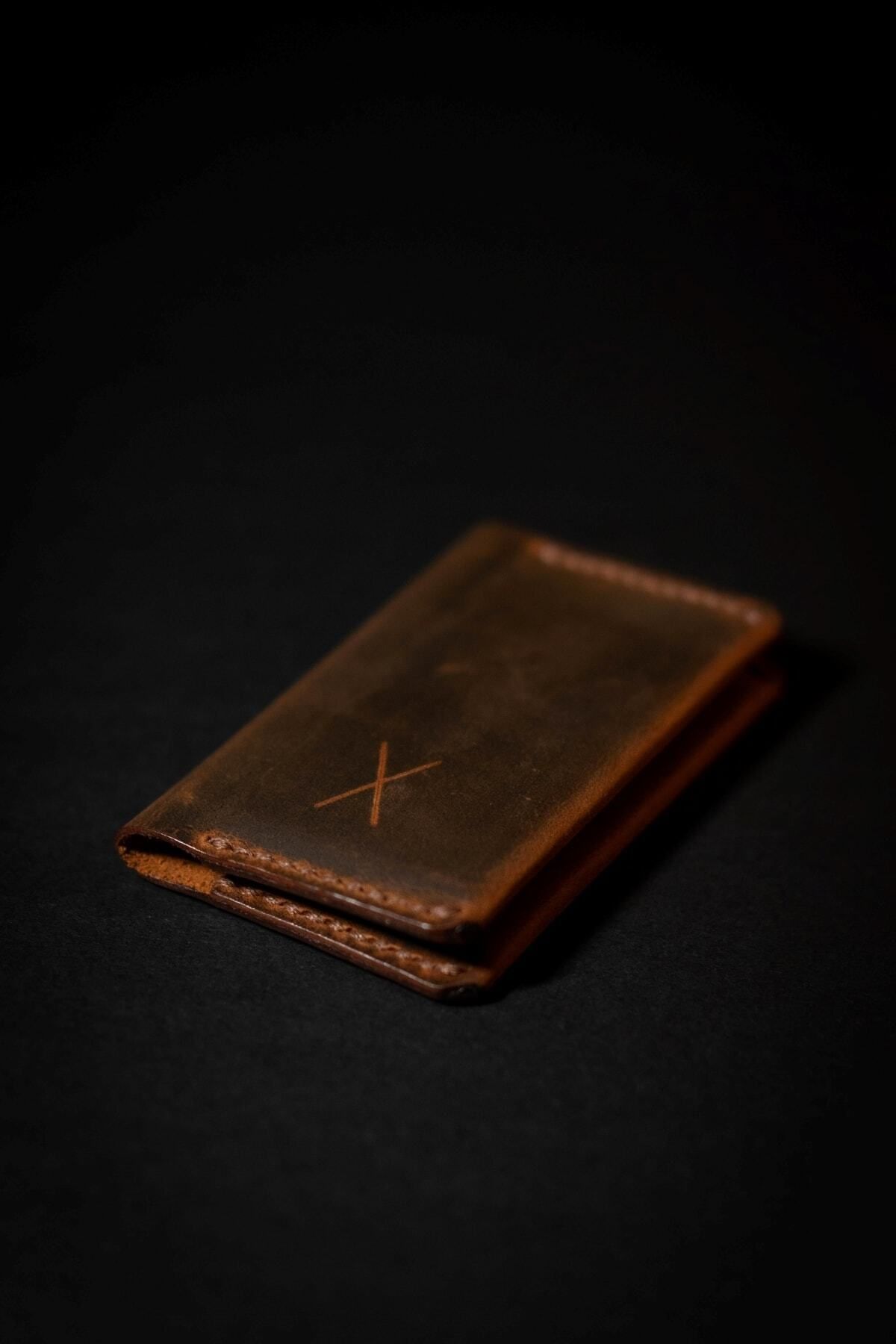 minimal X design-Taba Crazy Minimalist X Fold Card Holder - Stylish and Sturdy Handmade 3