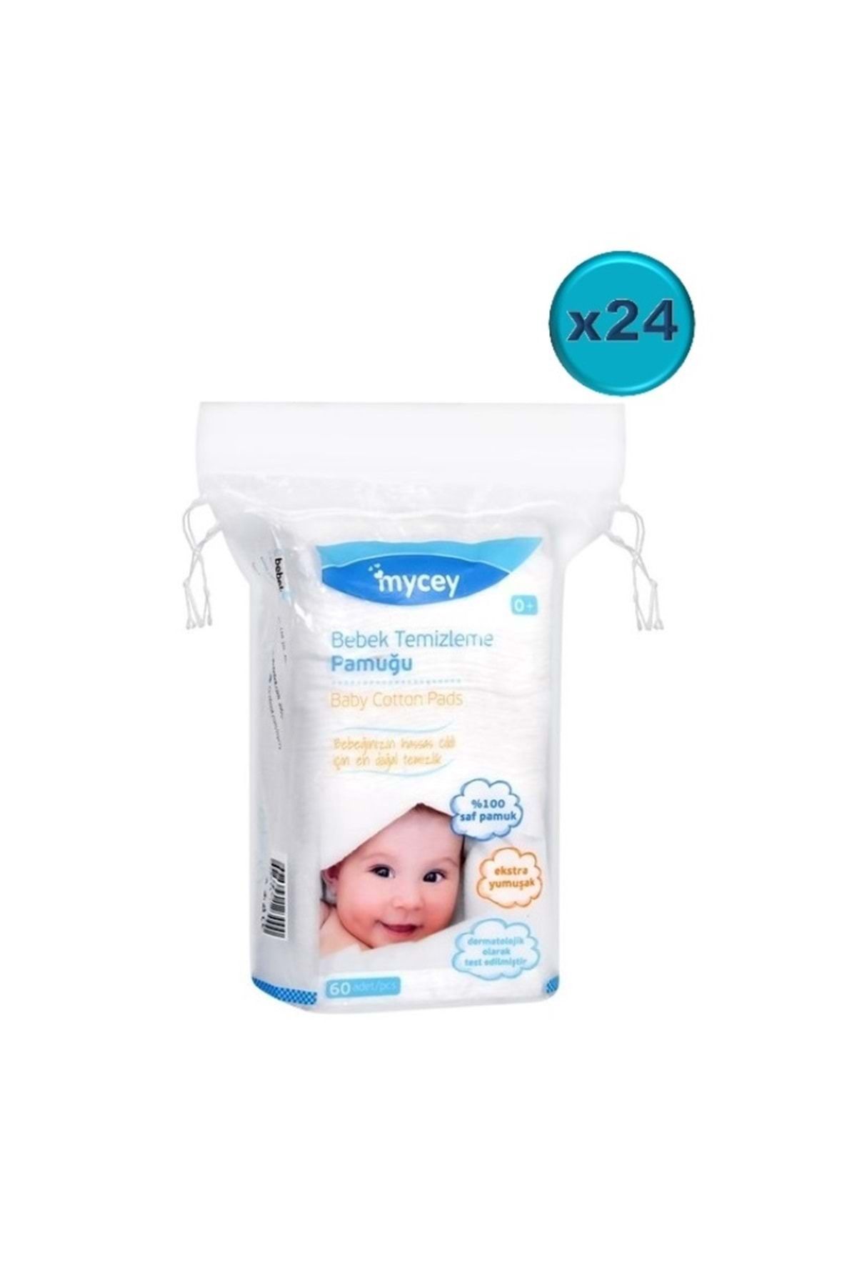 mycey Bebek Temizleme Pamuğu 1440 Adet (24PK*60)