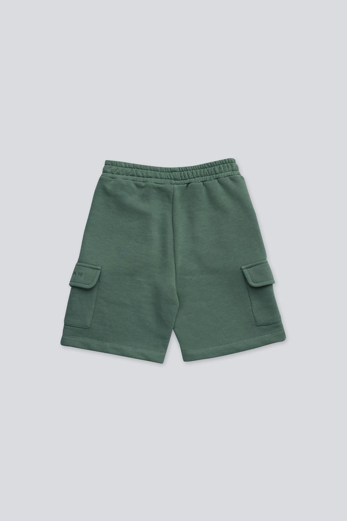 BABOKAH-(KİDS BOY) Boy's Shorts with Cargo Pockets 2