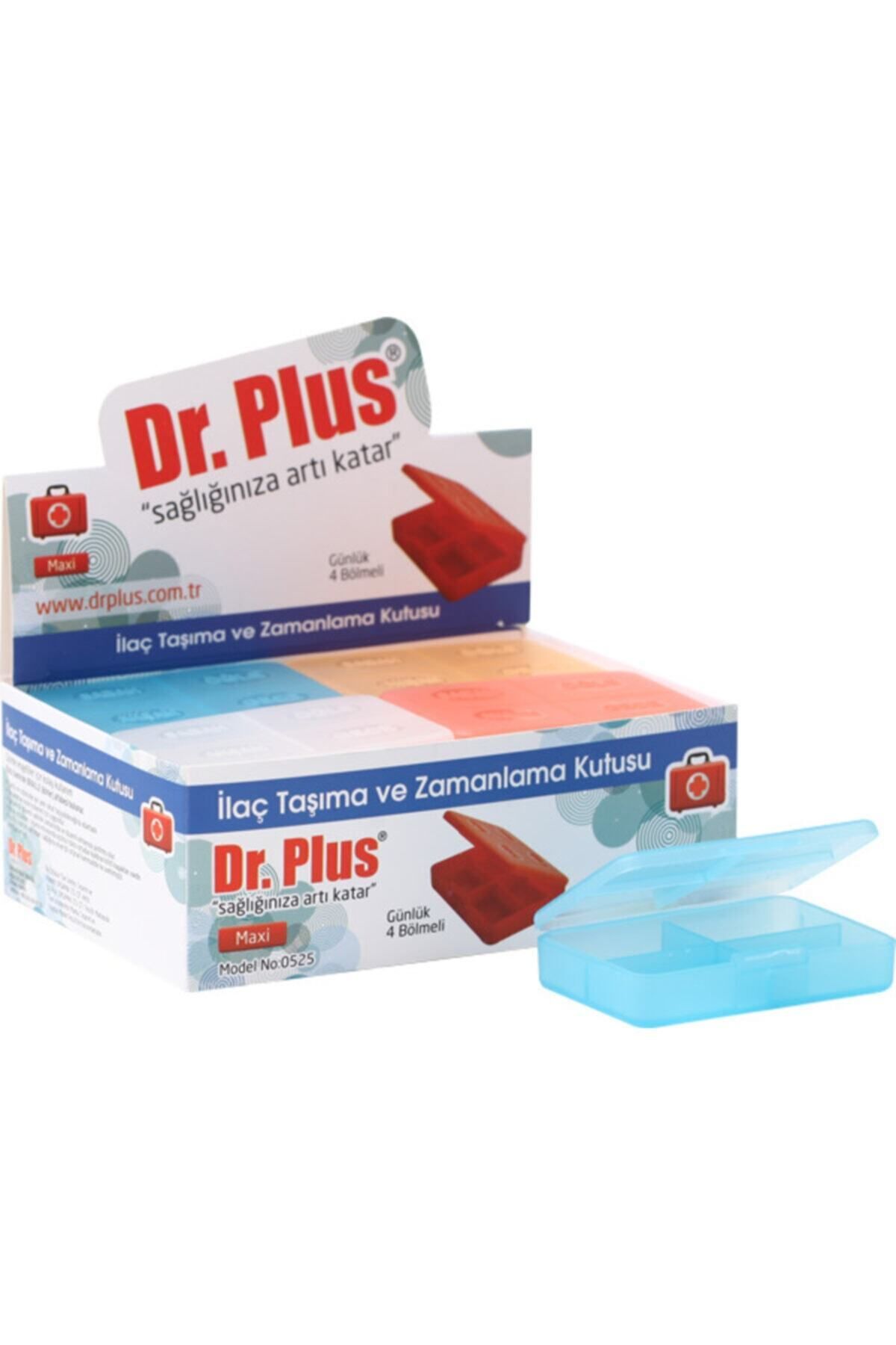 Dr Plus Dr. Plus 12 Adet Haftalık İlaç Saklama Ve Zamanlama Kutusu