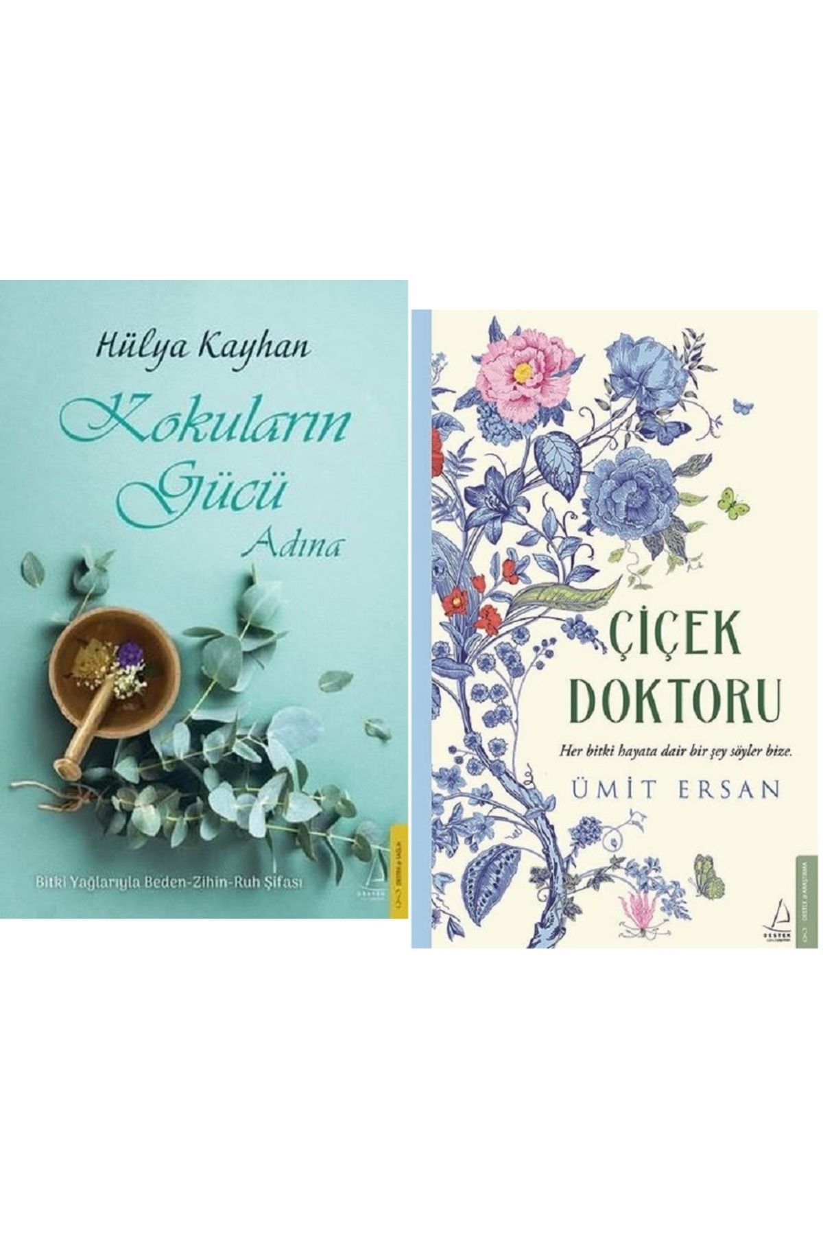 Destek Yayınları Kokuların Gücü Adına + Çiçek Doktoru / 2 Kitap Set Ümit Ersan