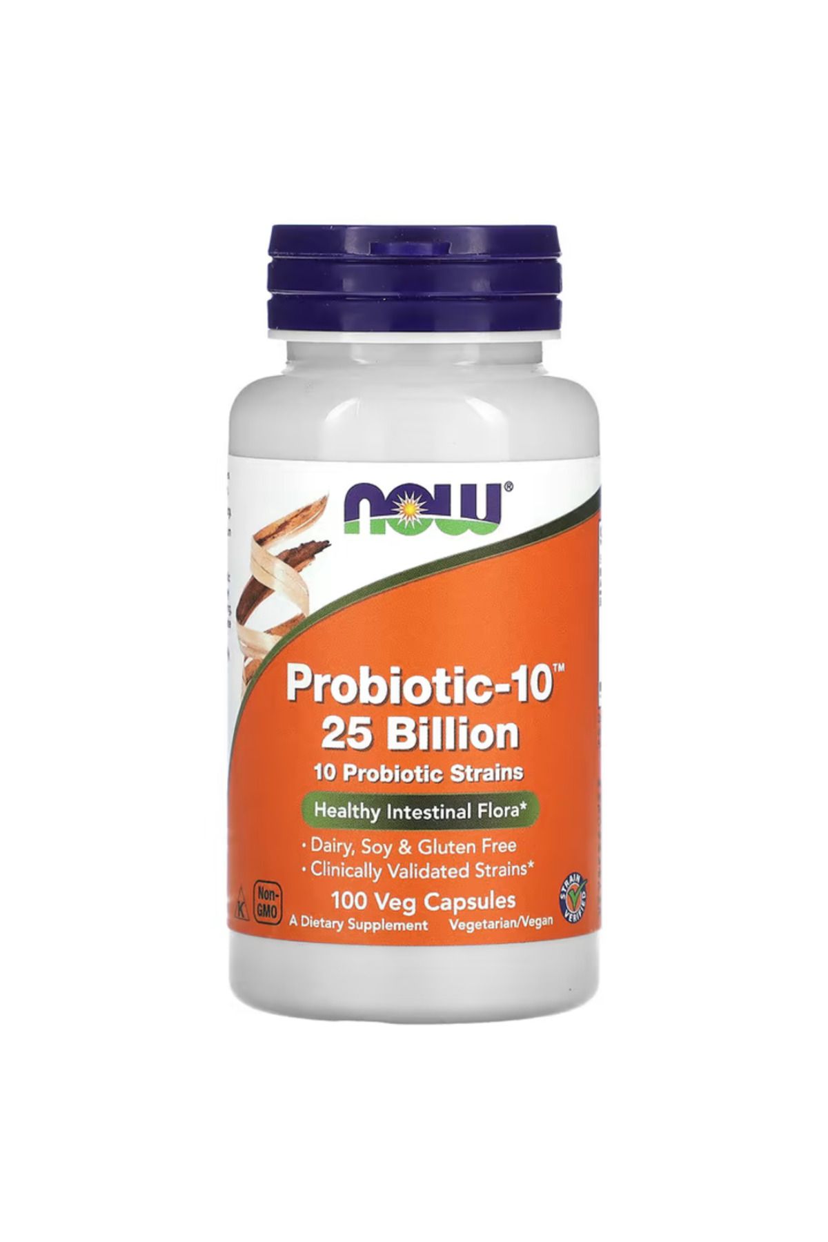 Now Foods, Probiotic-10, 25 Billion, 100 Veg Capsules us.menş.453