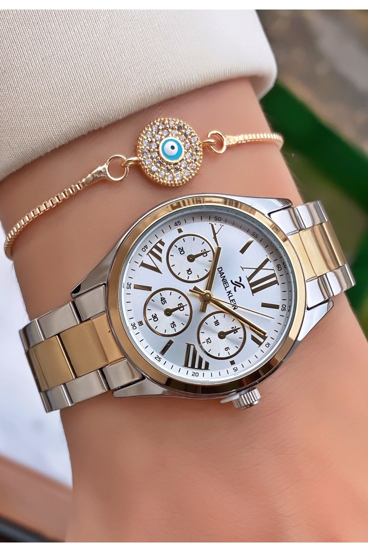 Daniel Klein-Brand Cut Glass Model Design for Special Occasions - Engagement and Wedding Wrist Watch and Bracelet Gift 4
