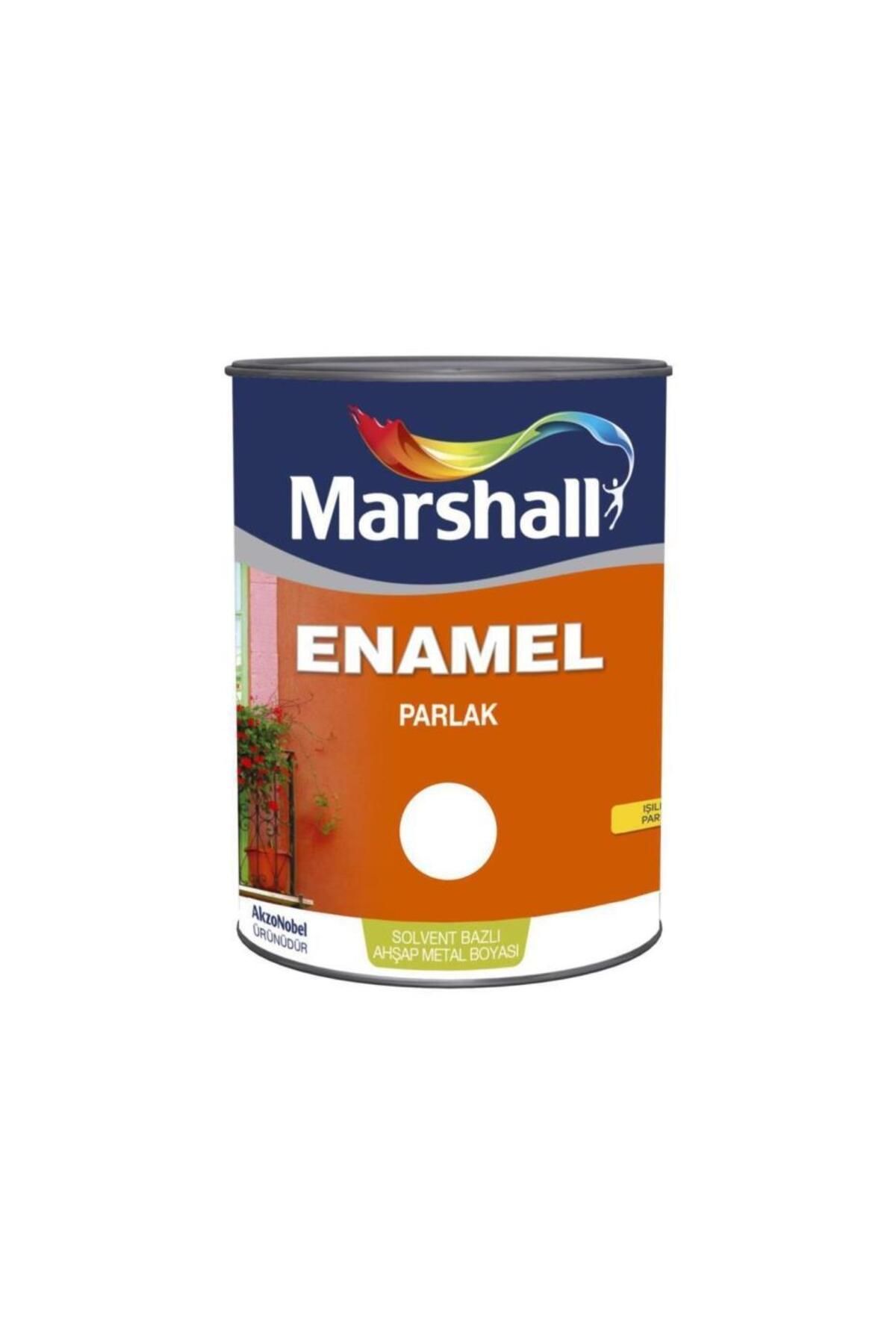 Marshall Enamel Sentetik Boya Yağlı Boya  Antrasit-0.75lt