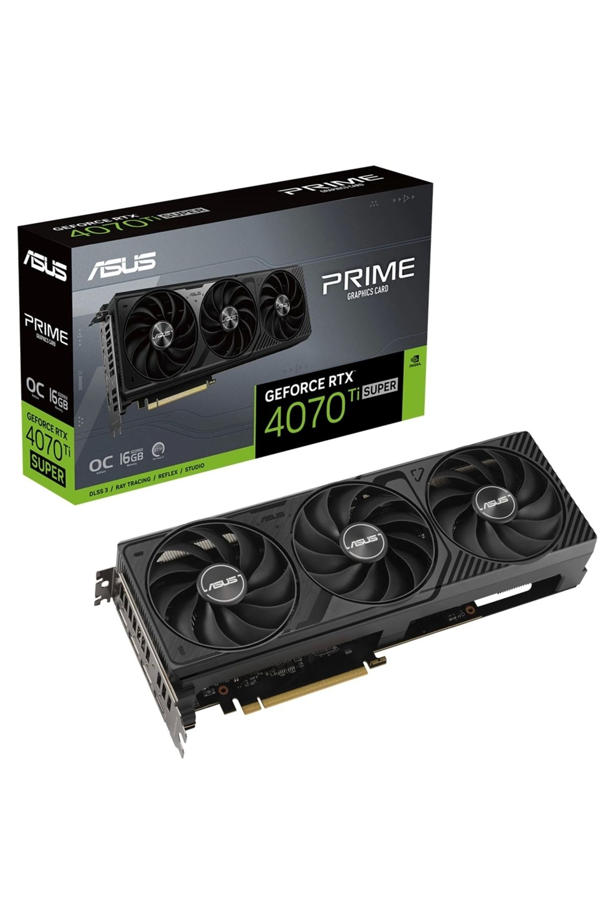 ASUS-Geforce Rtx 4070Ti - Super Prime Oc Edition 16Gb Gddr6X 256Bit Graphics Card 1