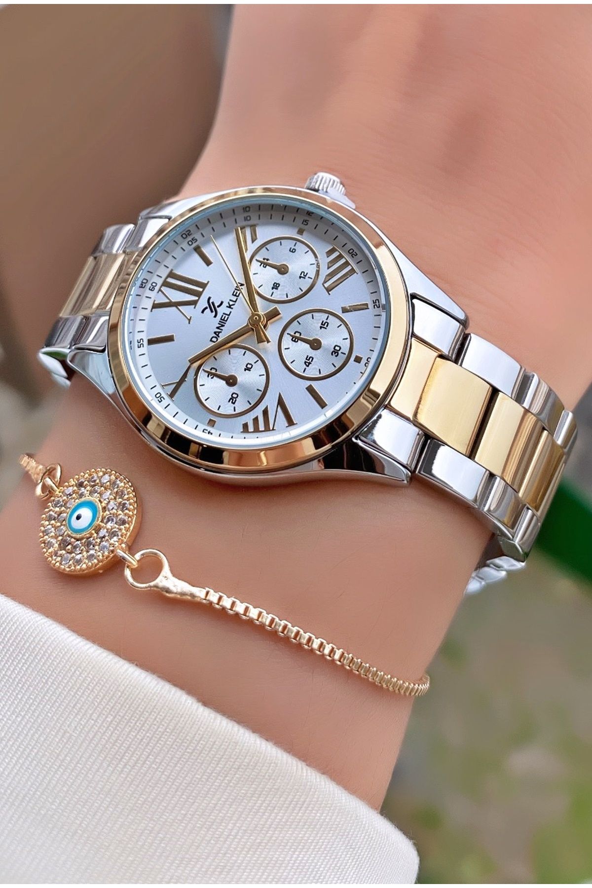 Daniel Klein-Brand Cut Glass Model Design for Special Occasions - Engagement and Wedding Wrist Watch and Bracelet Gift 3