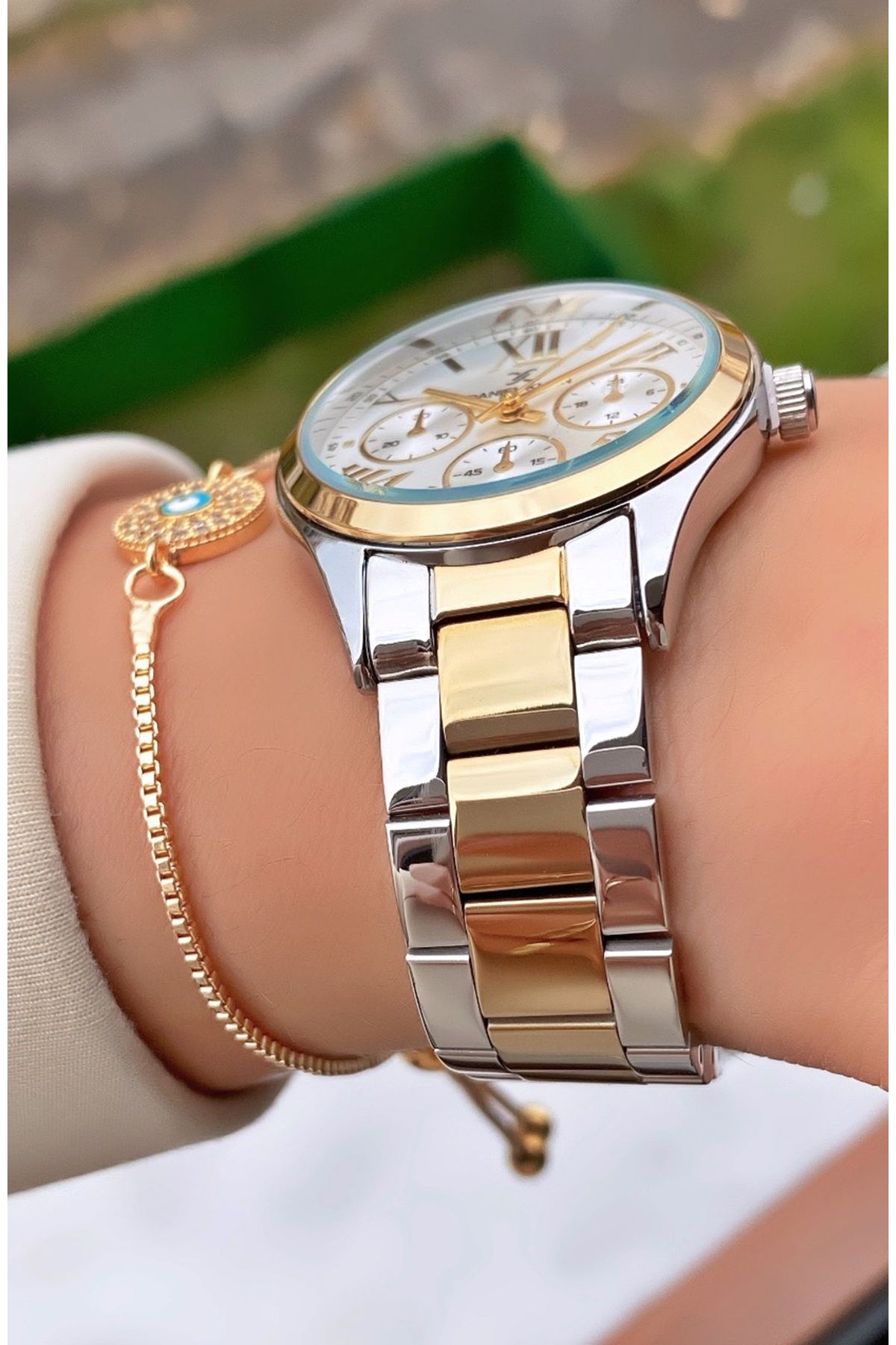 Daniel Klein-Brand Cut Glass Model Design for Special Occasions - Engagement and Wedding Wrist Watch and Bracelet Gift 2