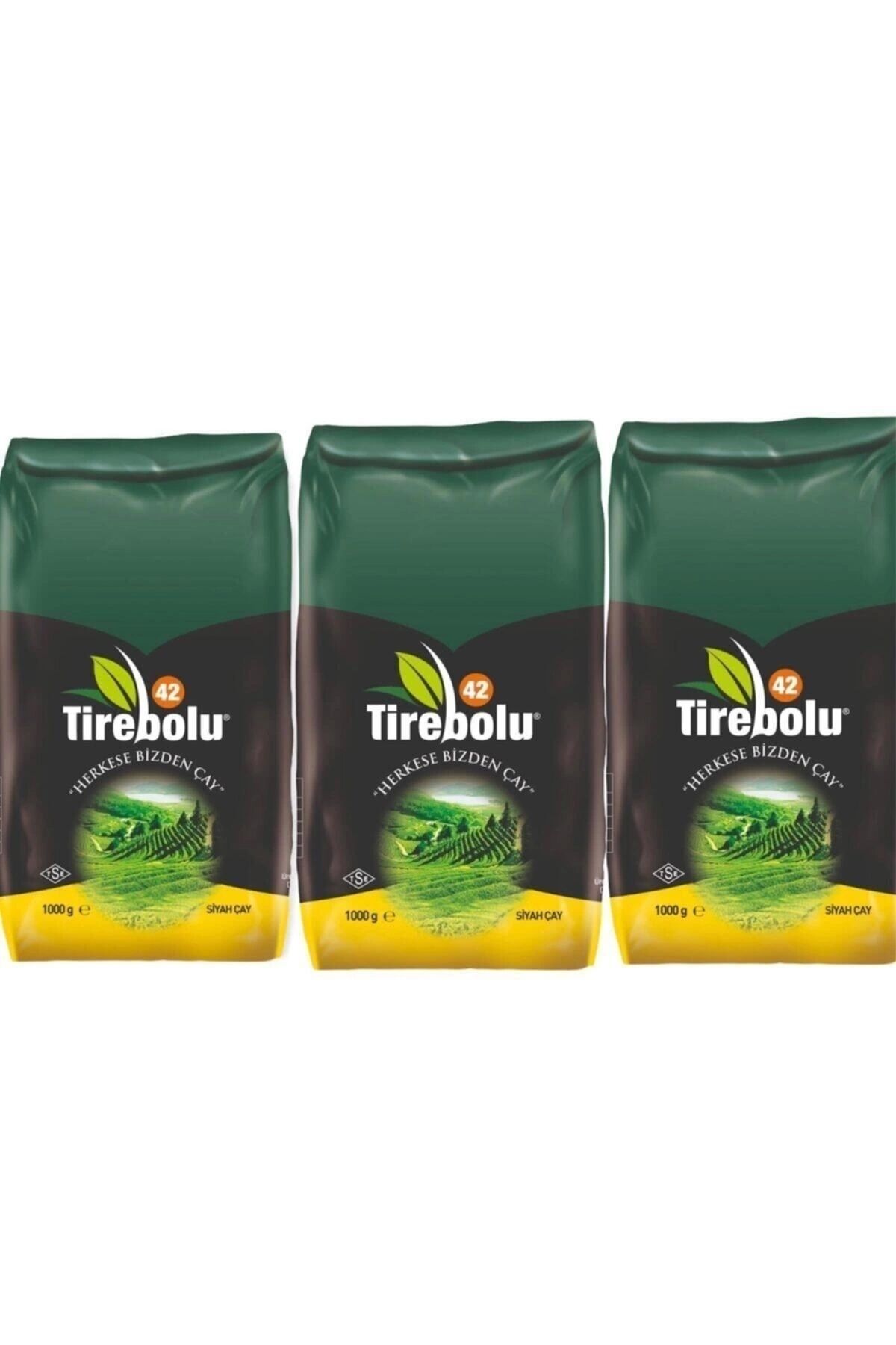 Tirebolu 42 Tirebolu42 Siyah Çay 1000 gr X 3 Adet