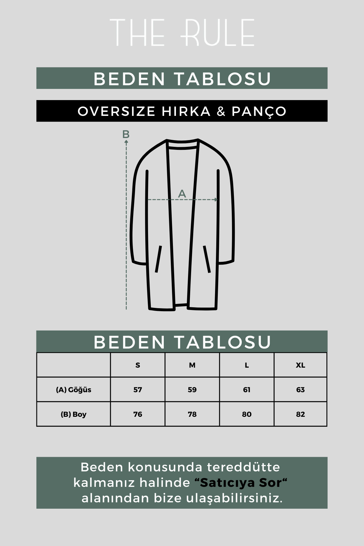 THE RULE Erkek Oversize 3 İplik Şardonlu Düğmeli Kapüşonlu Cepli Rahat Uzun Siyah Panço Hırka görsel 6