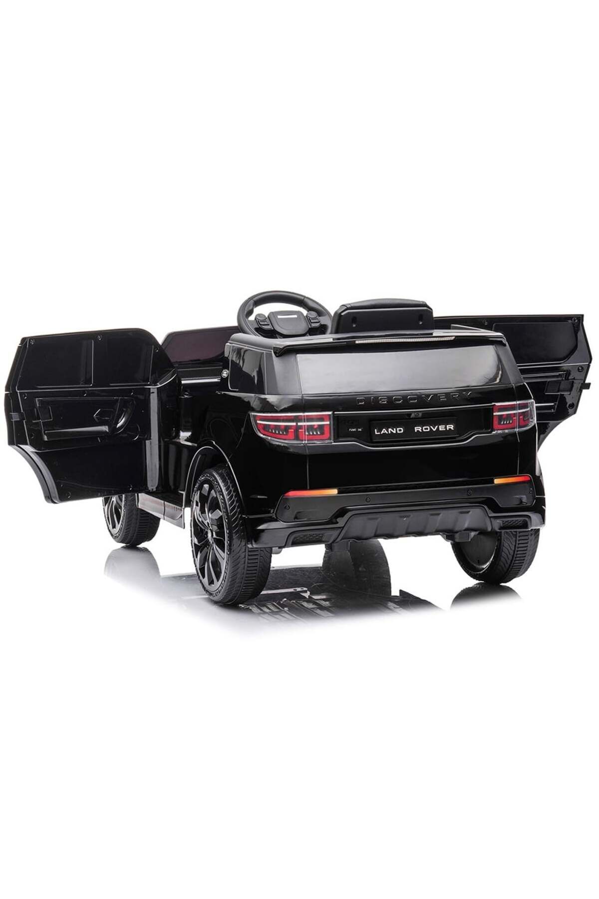 Chipolino-Masinuta Chipolino SUV Land Rover Discovery cu scaun din piele si roti EVA black 10