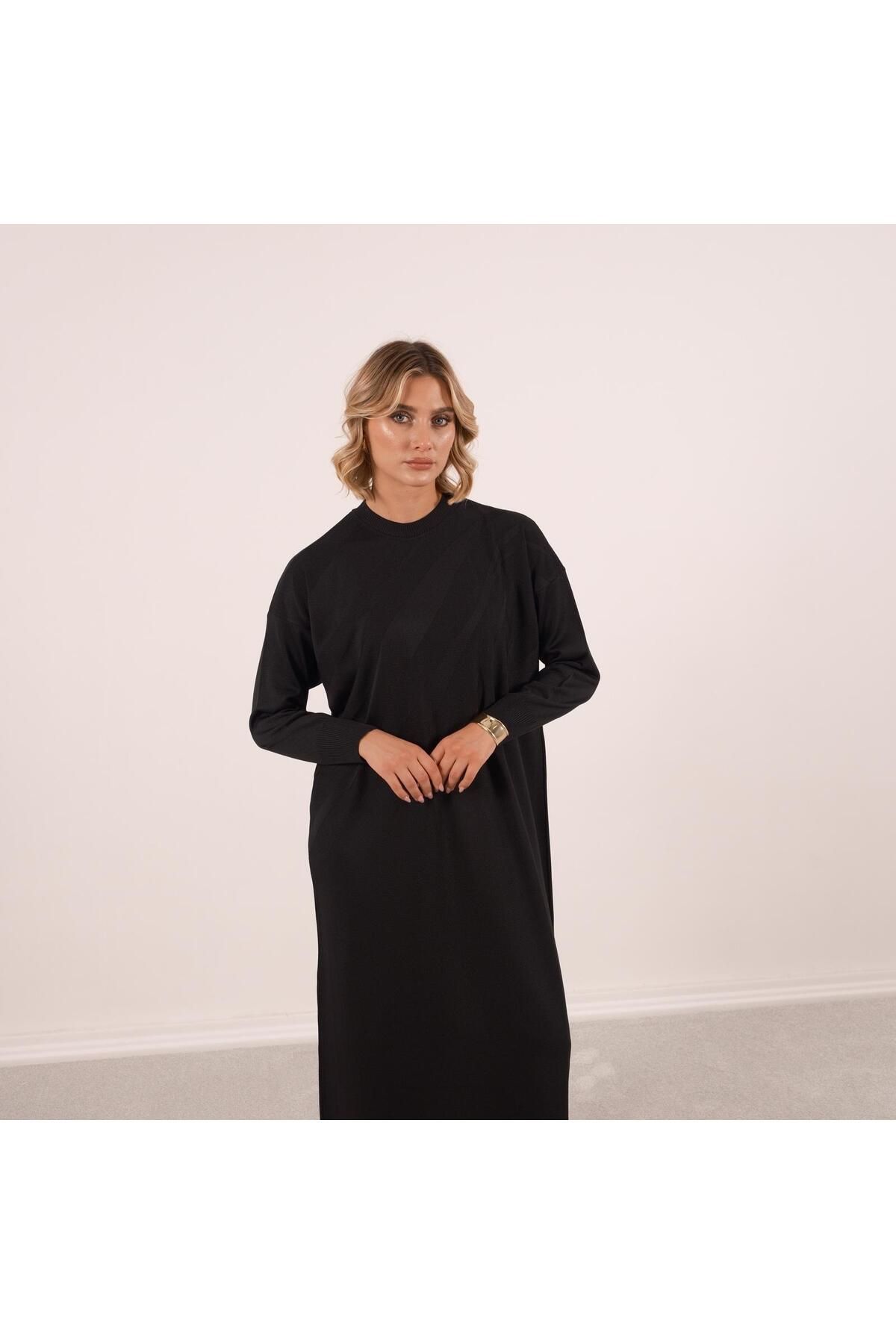 Mole İstanbul-Large Size Long Knitwear Dress 2