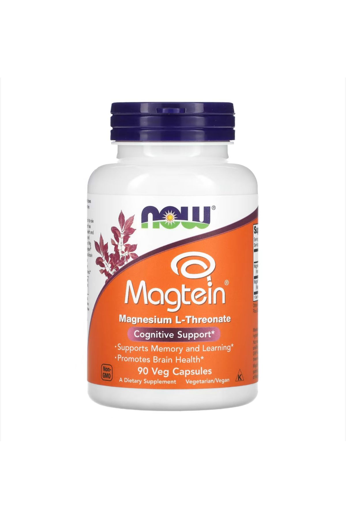 Now Foods Magtein, Magnesiumm L-Threonate, 90 Veg Capsules us.mens74