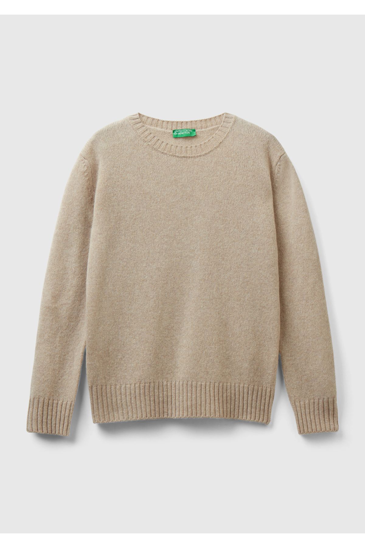 United Colors of Benetton-Benetton Crew Neck Shetland Sweater 2