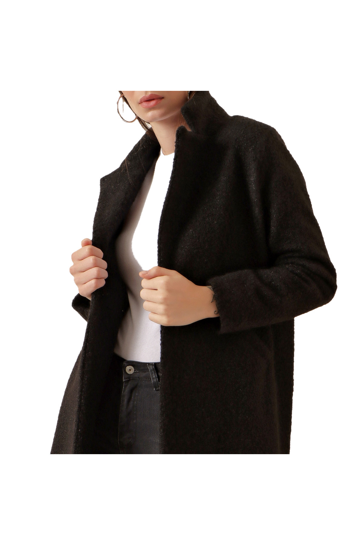Rodi Jeans-Kaschmirmantel – Winterjacke, große Größe, Ant-Winter-Langarmjacke 1