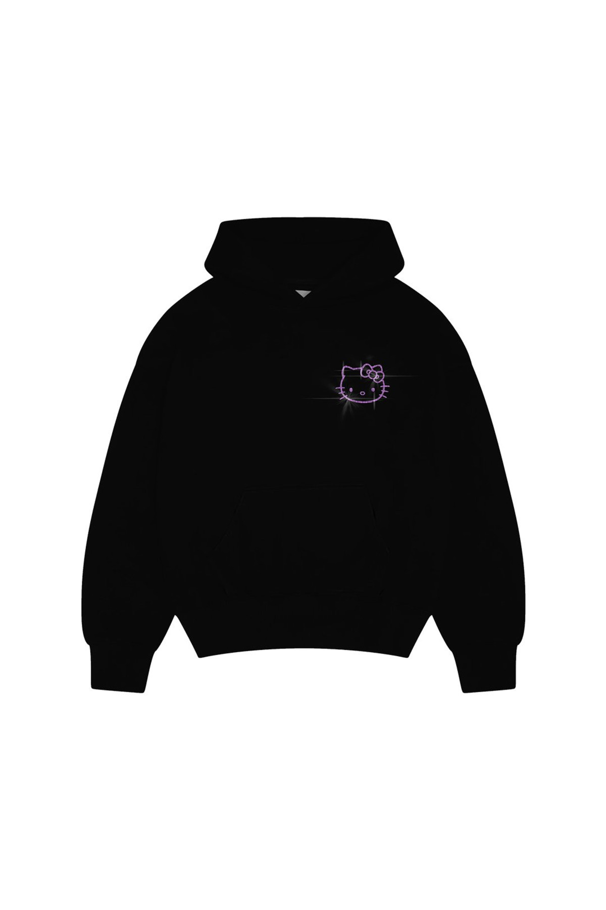 Gofeel Y2K Kitty Rhinestone Taşlı Hoodie Sweatshirt görsel 2