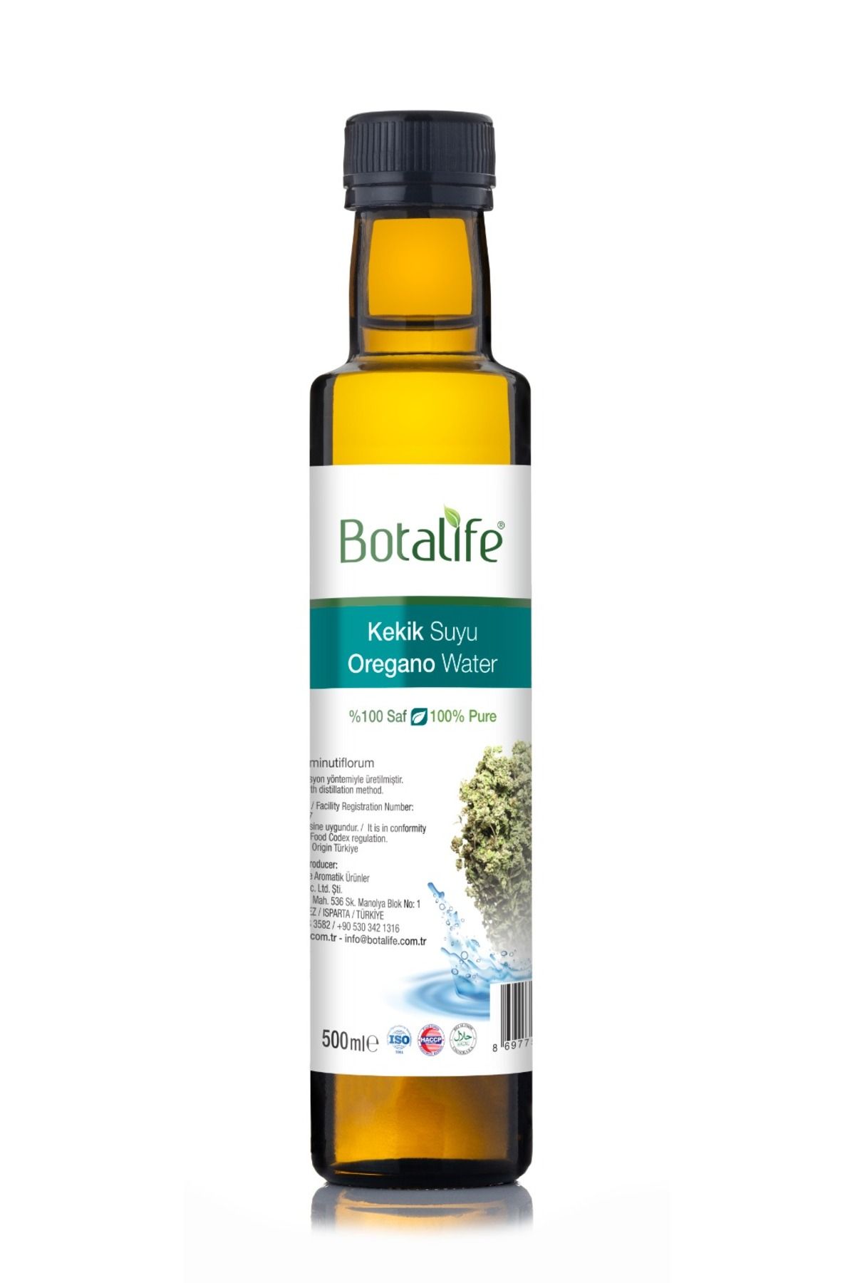 Botalife Doğal Kekik Suyu 500ml (ORİGANUM MİNUTİFLORUM)