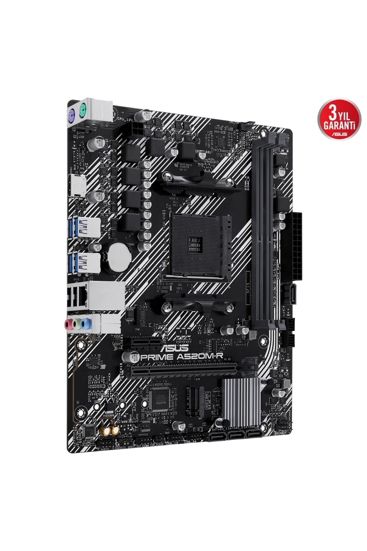 ASUS-Prime A520M-R Ddr4 5100Mhz (Oc) M.2 Am4 Matx Motherboard 3