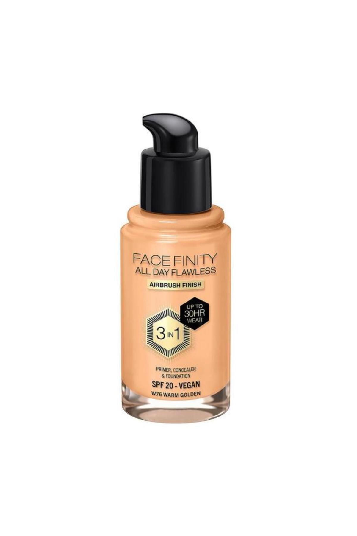 Max Factor Facefinity 3in1 Fondöten No: 77 Soft Honey