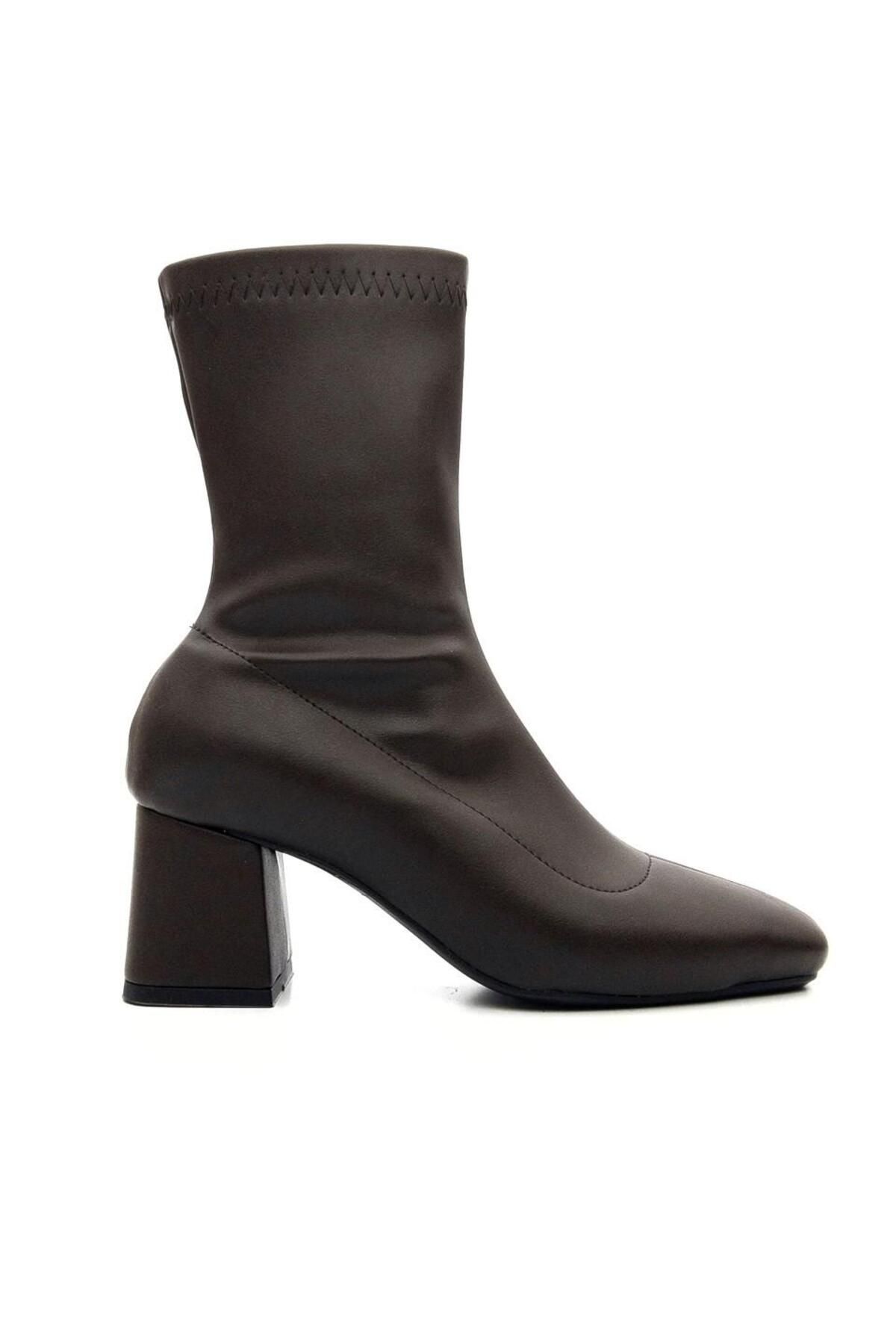 potinonline Ghete De Damă K900, Cu Vârf Tocit, Cu Toc Gros Elastic Femeie - 39