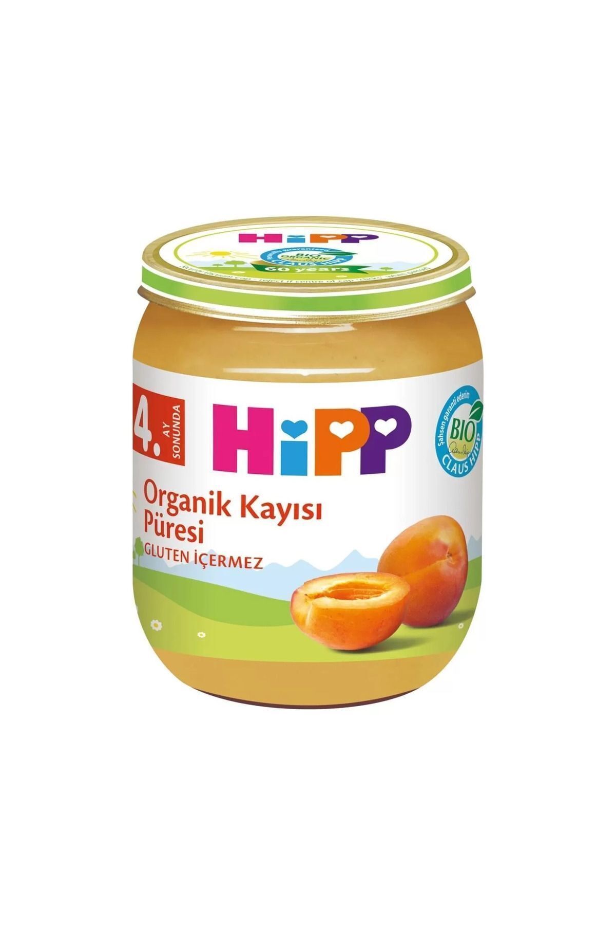 Hipp Organik x 3 Kavanoz Kayısı Püresi 125gr