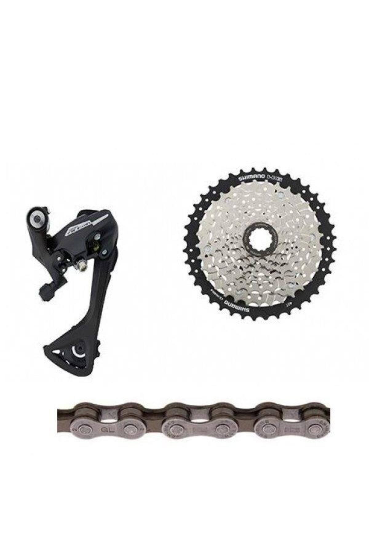 Shimano Acera Rd-m3020 8 Vites Arka Aktarıcı Cs-hg400 11-40t Cn-hg40 Zincir Ruble Seti