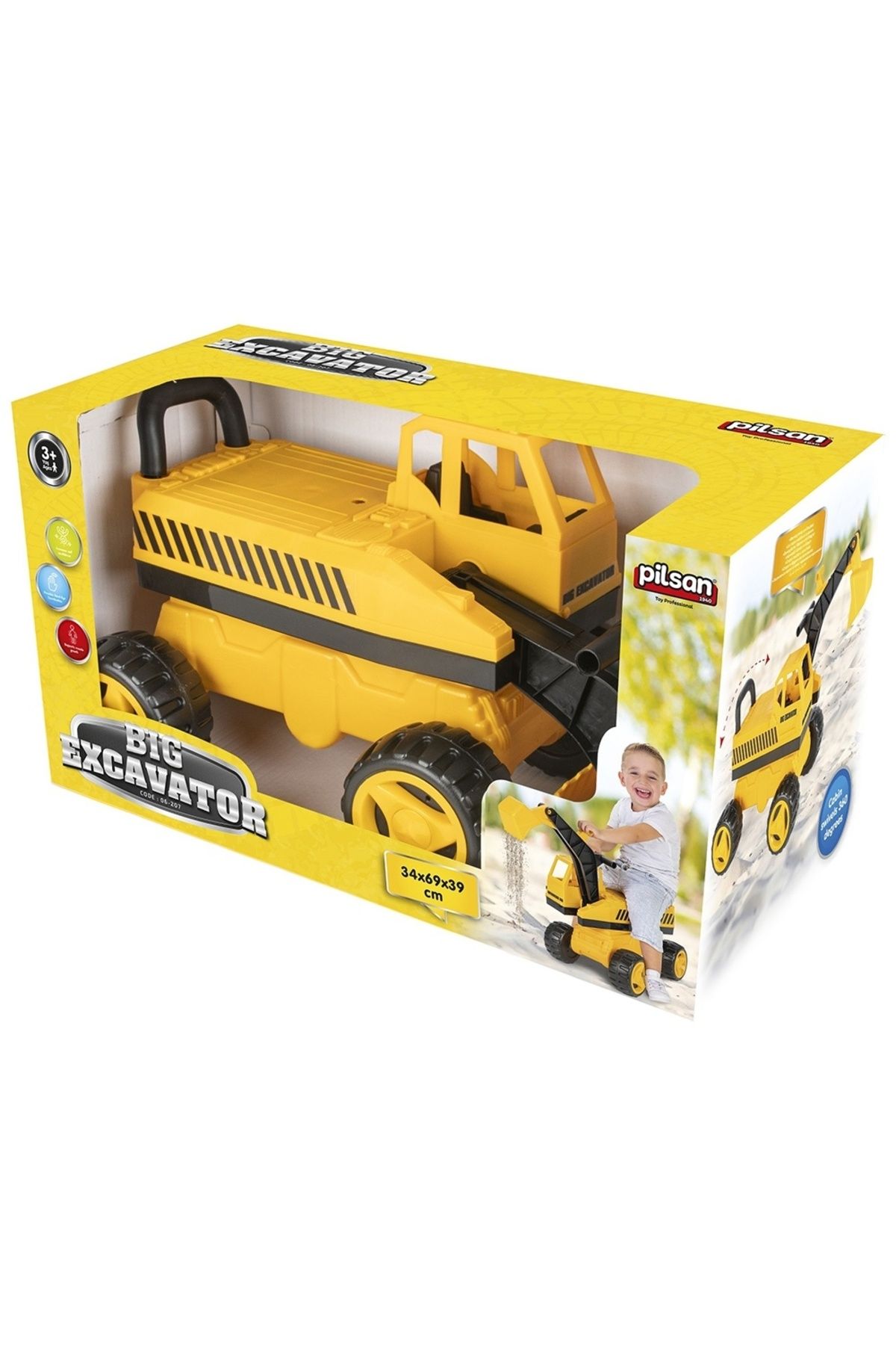 PİLSAN TOYS-Excavator Pilsan Big 06-207 4