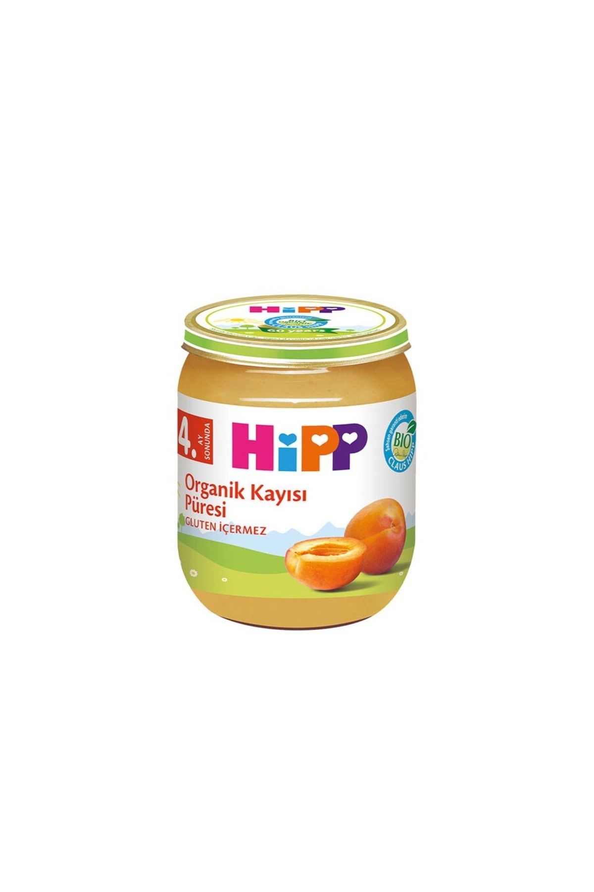 Hipp x3 Kavanoz Organik Kayısı Püresi 125gr