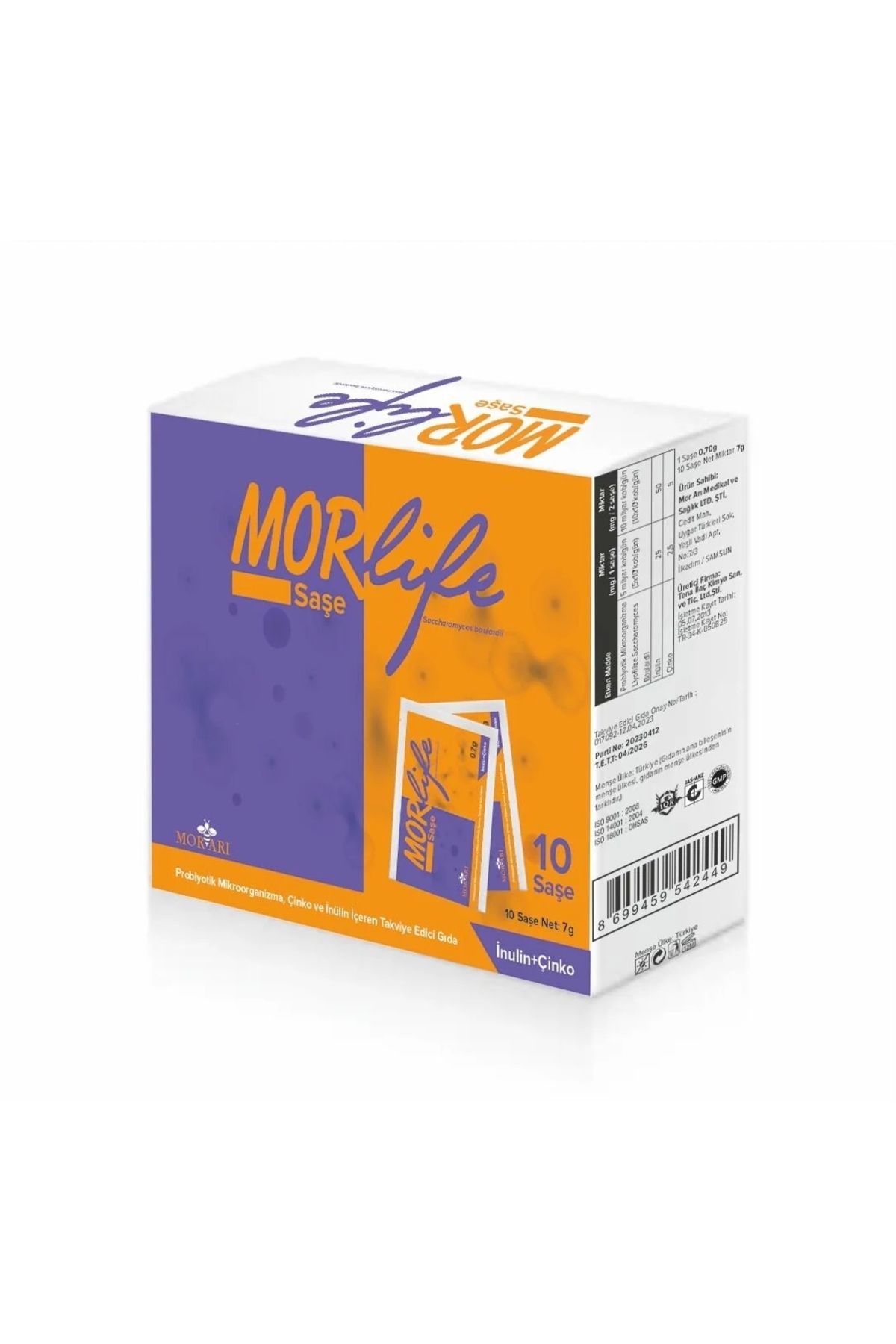 MORLIFE Probiyotik 10 Saşe